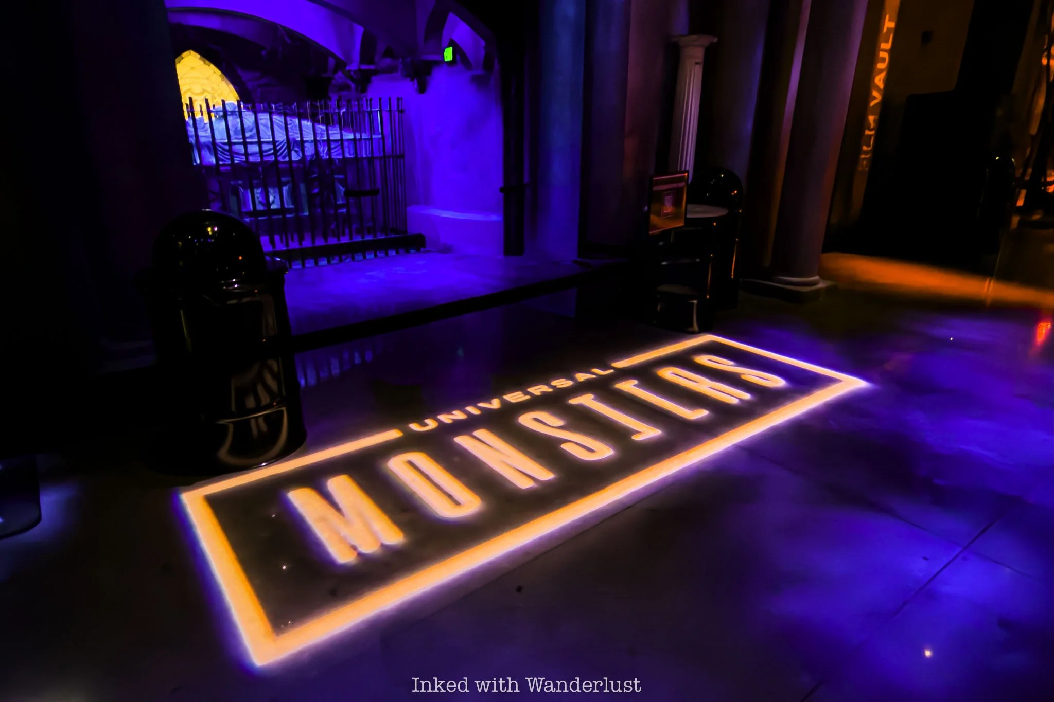 The entrance to Universal Monsters haunted house at Universal Horror Unleashed.