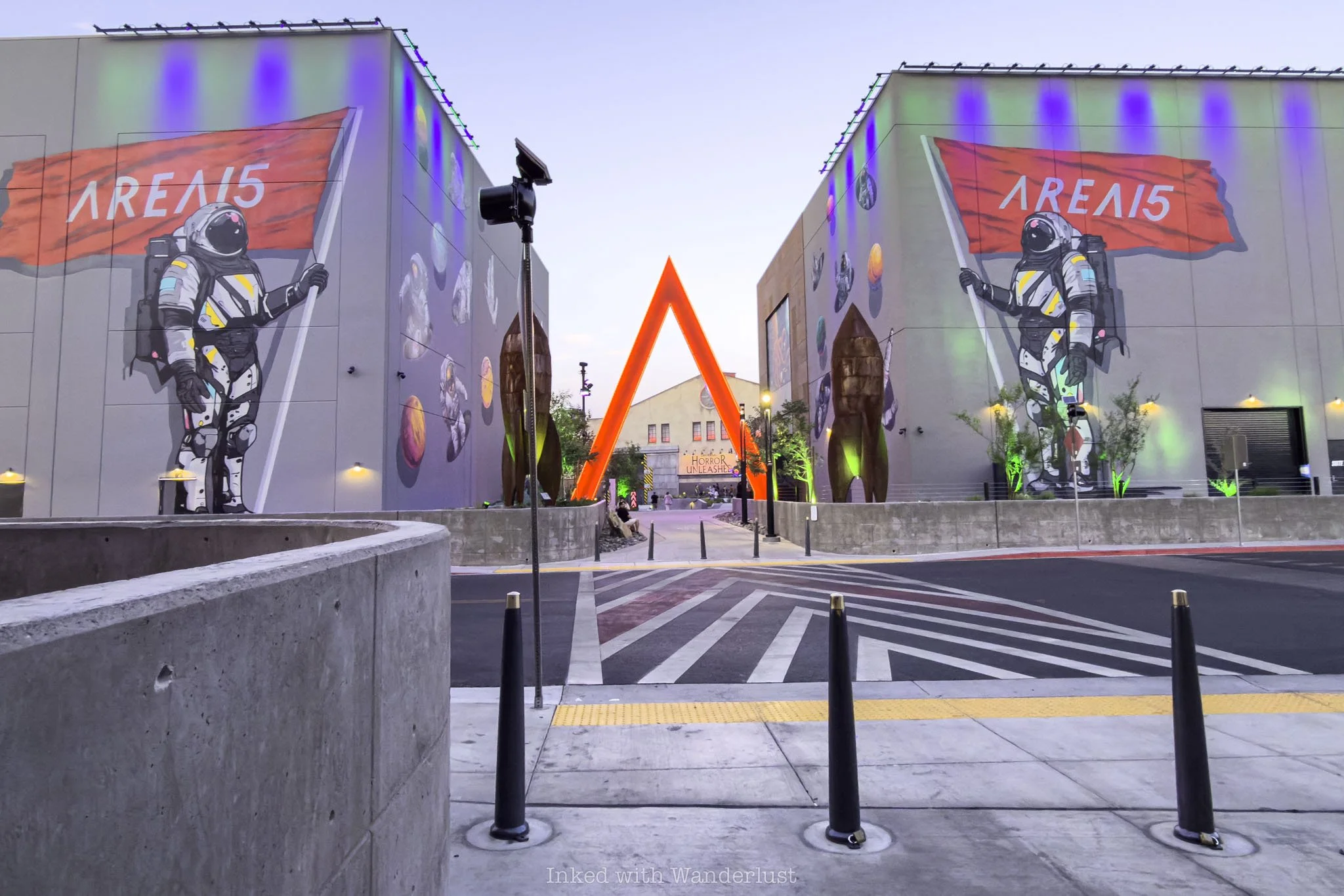 The entrance to Universal Horror Unleashed in Las Vegas.