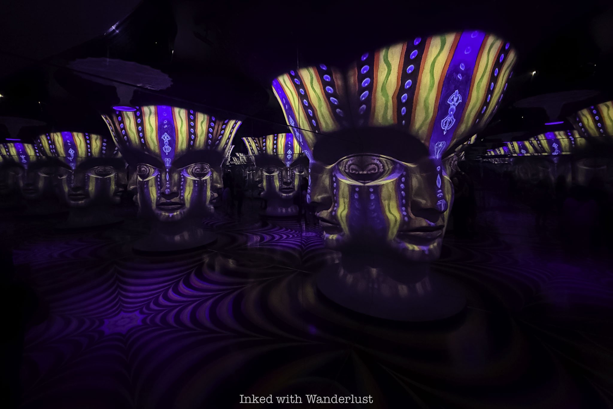 A 3D immersive art installation at Omega Mart in Las Vegas.