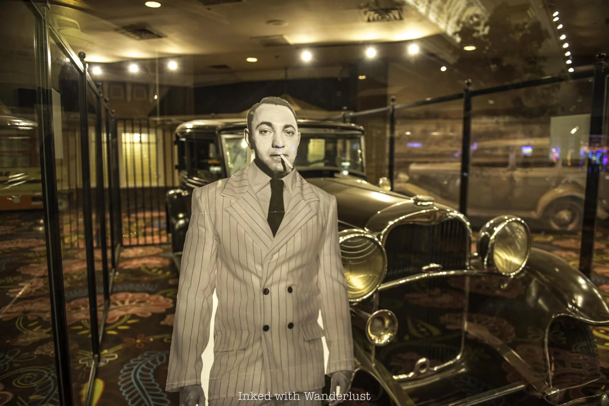 The armor car of Dutch Shultz on display in Primm, NV.