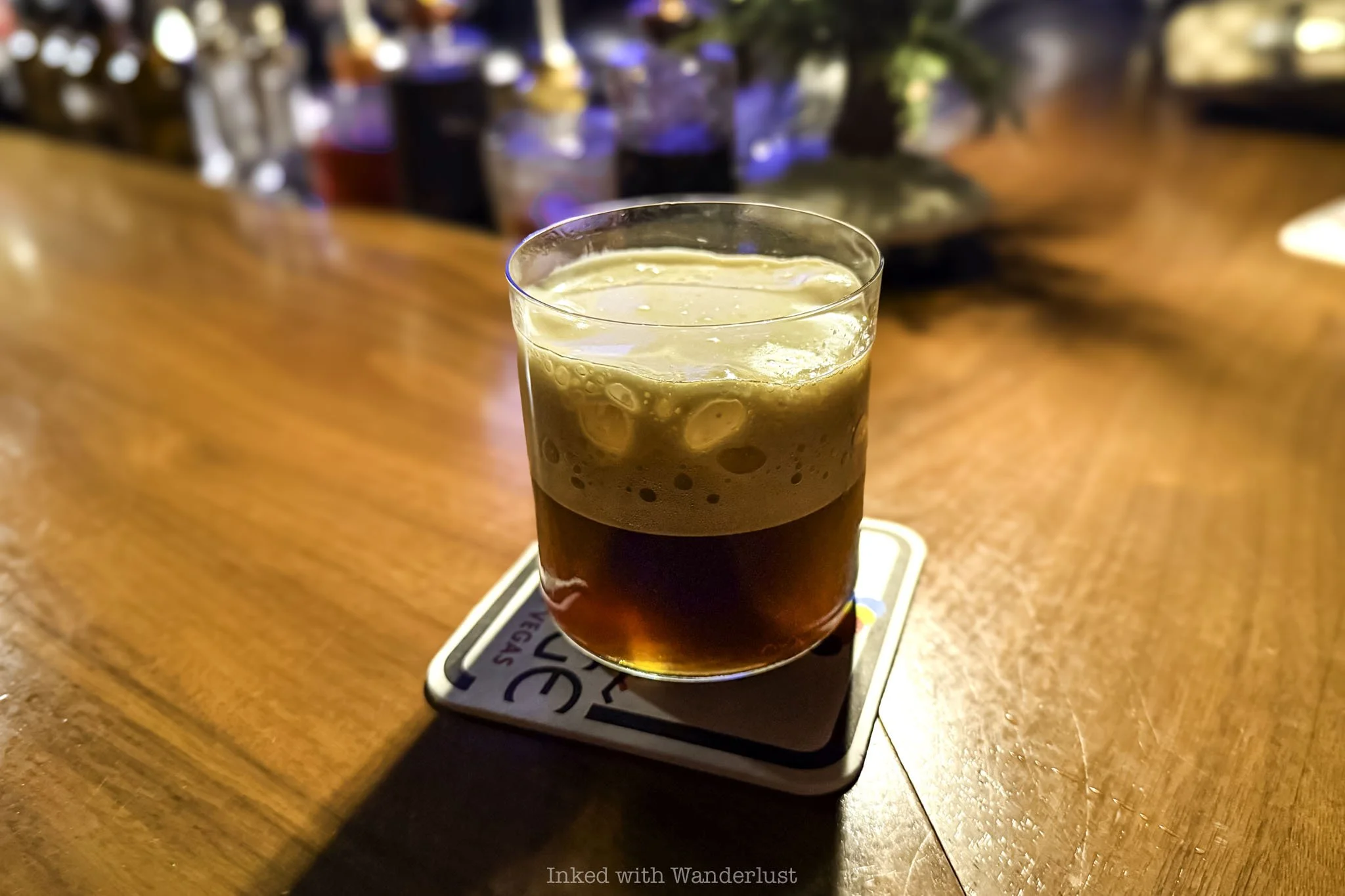 The Smells Like Asspen cocktail served at Ski Lodge Las Vegas.