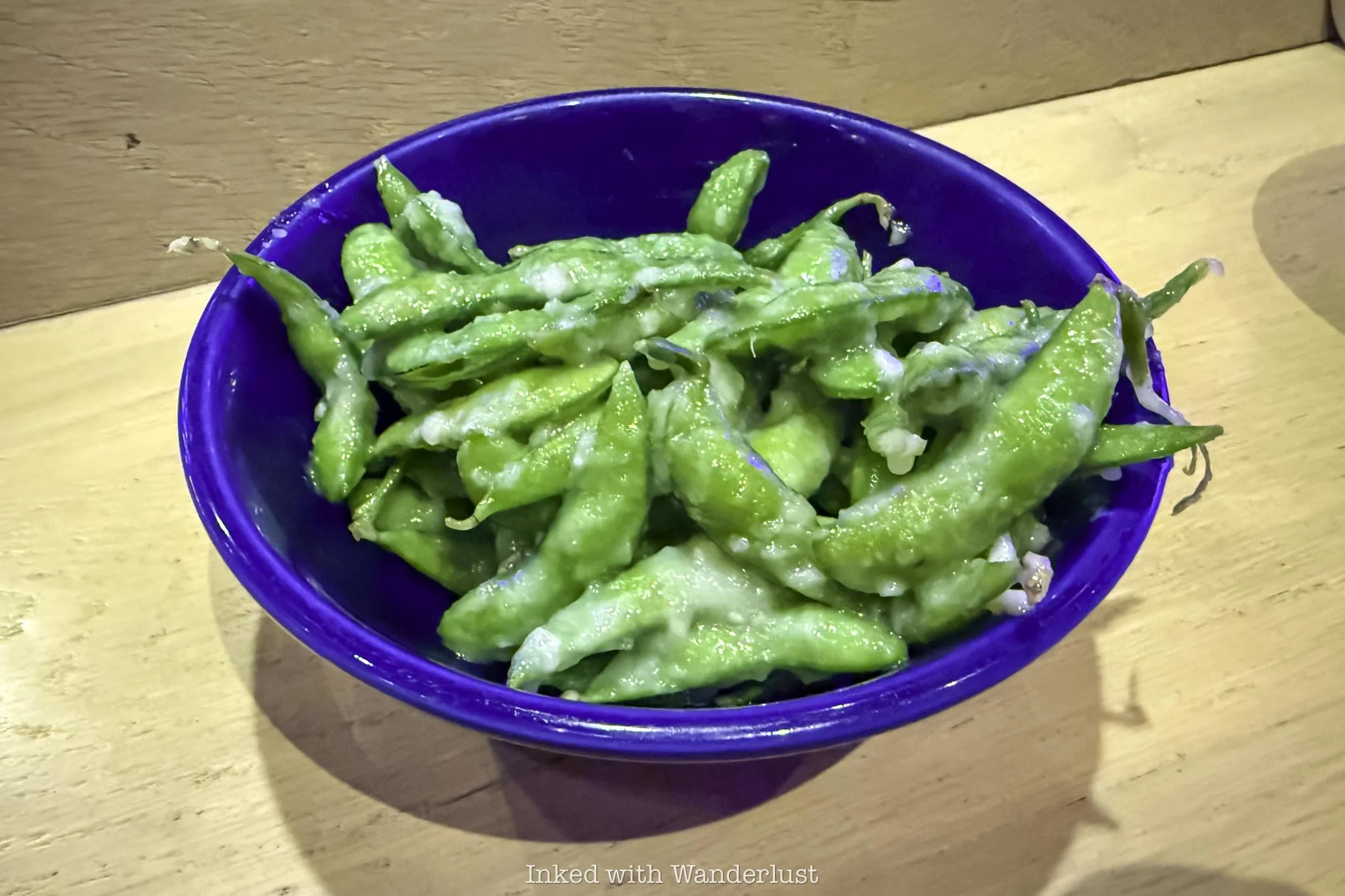 The Ninja Beans appetizer at Kaia in Area 15.