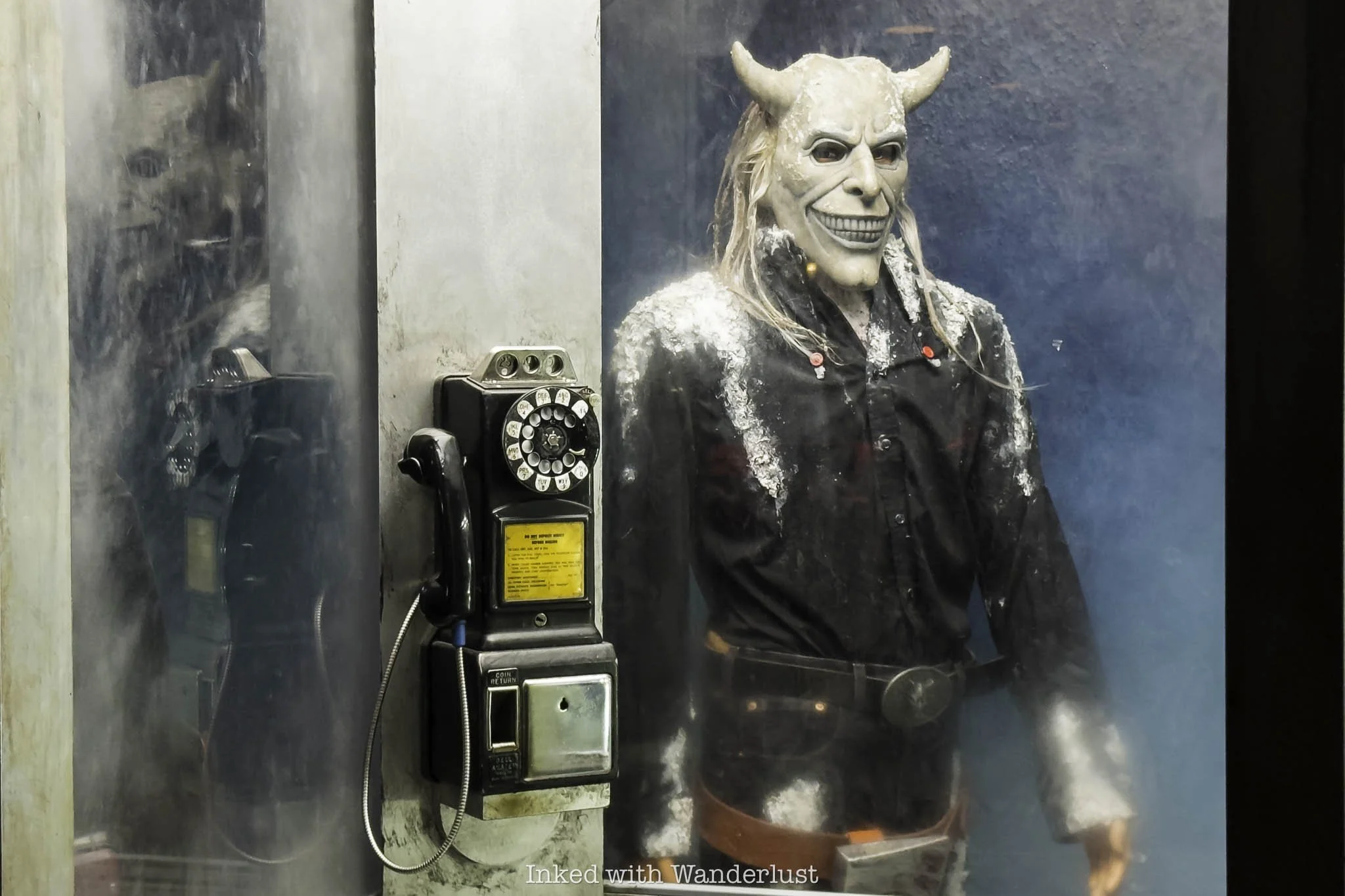 The Grabber character from the Black Phone movie at Horror Unleashed.