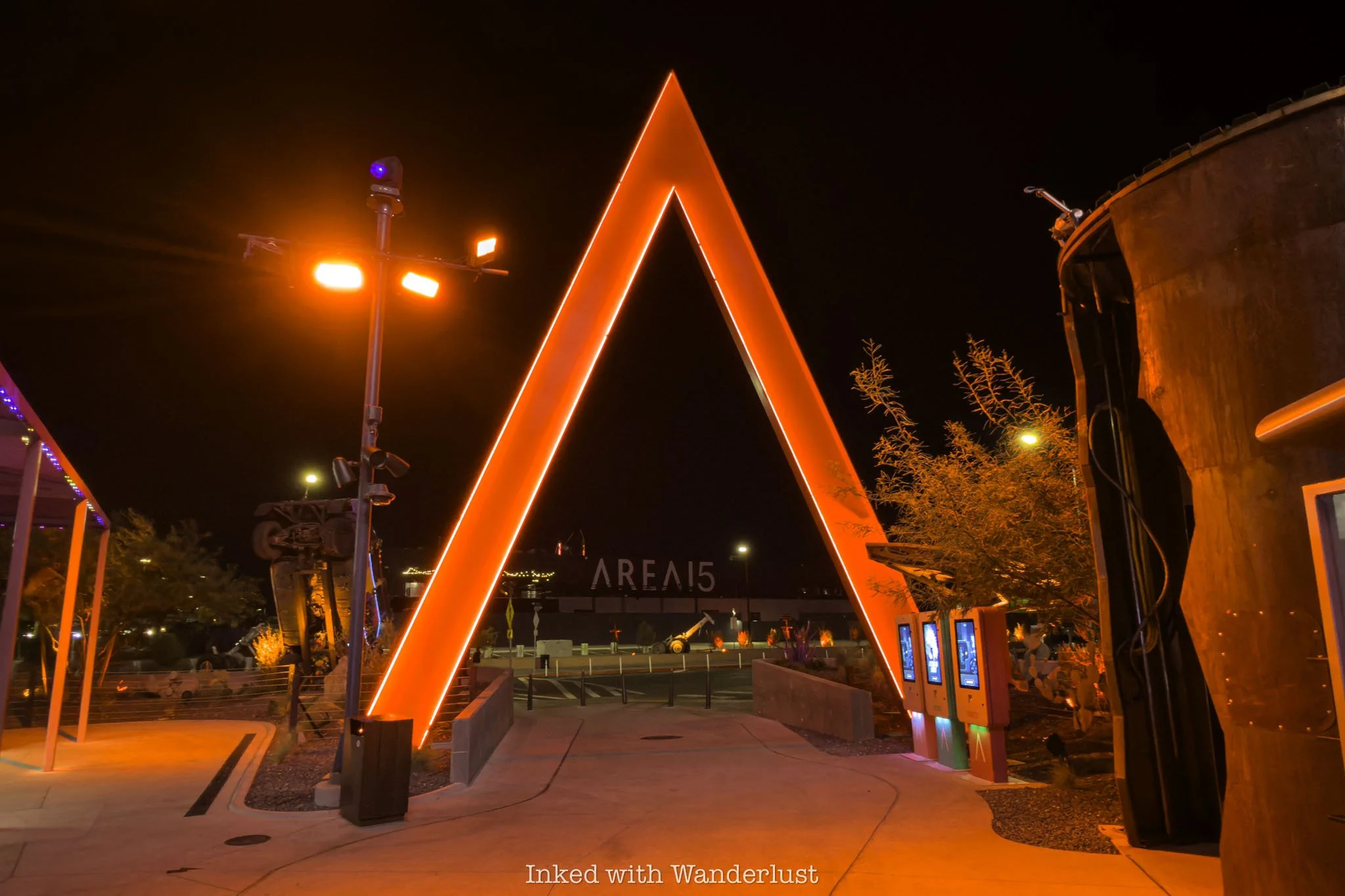 The entrance into Zone 2 at Area 15 in Las Vegas.