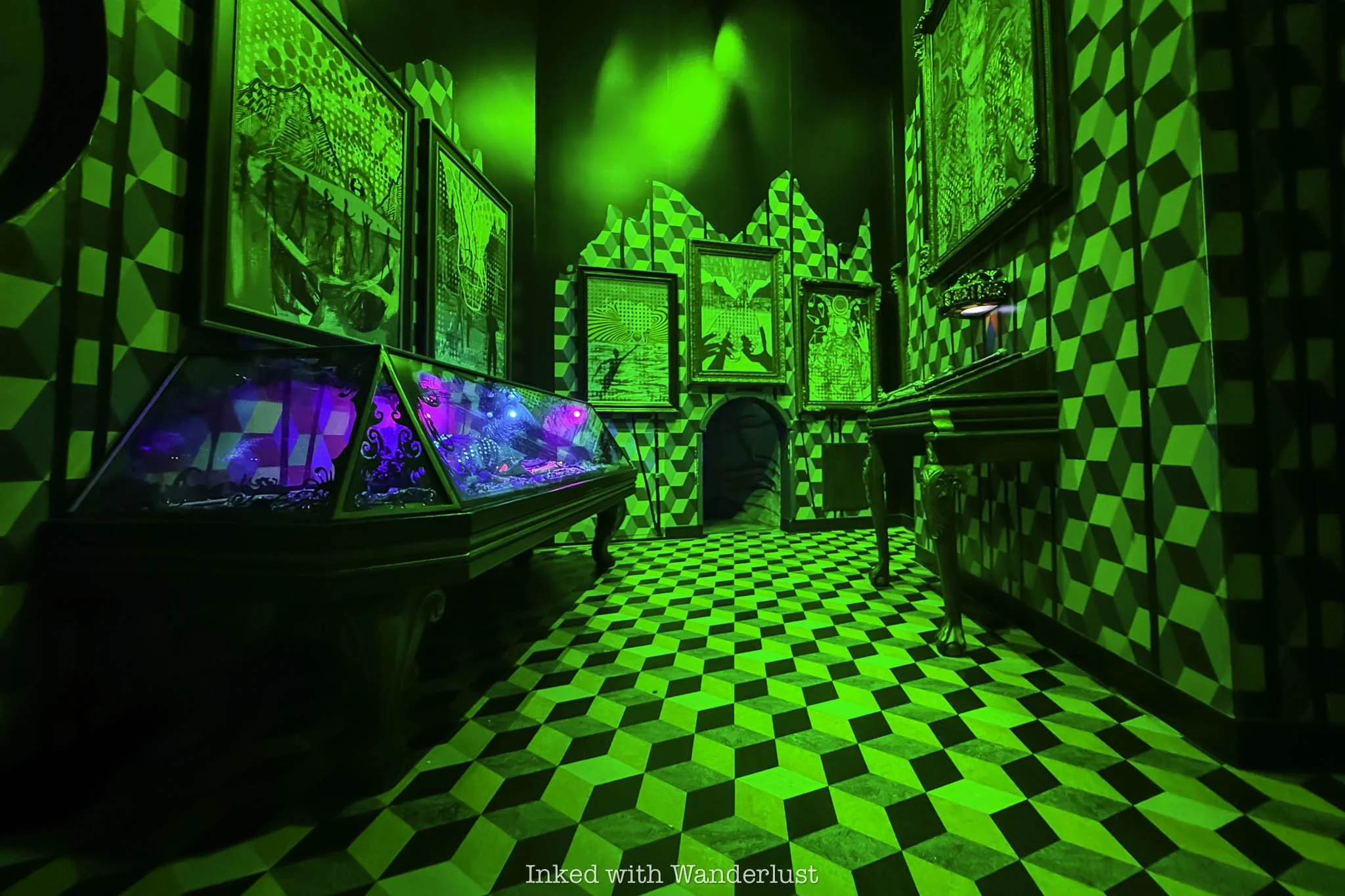 A surreal environment at Omega Mart Las Vegas.