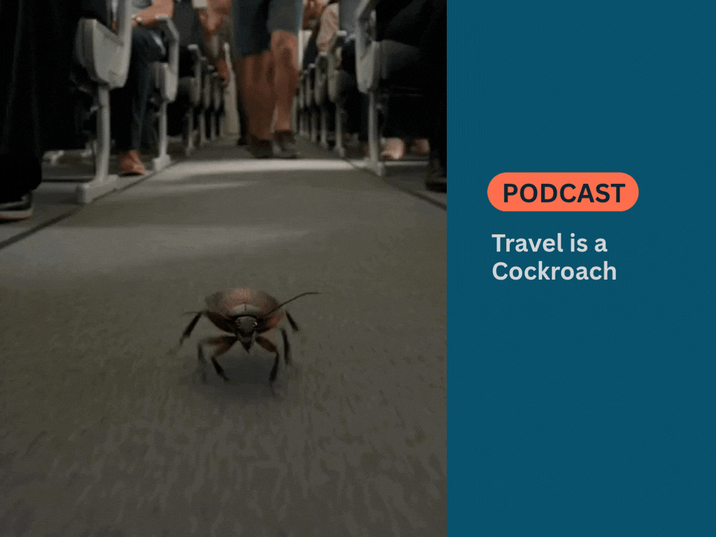 PODCAST - Travel is a Cockroach