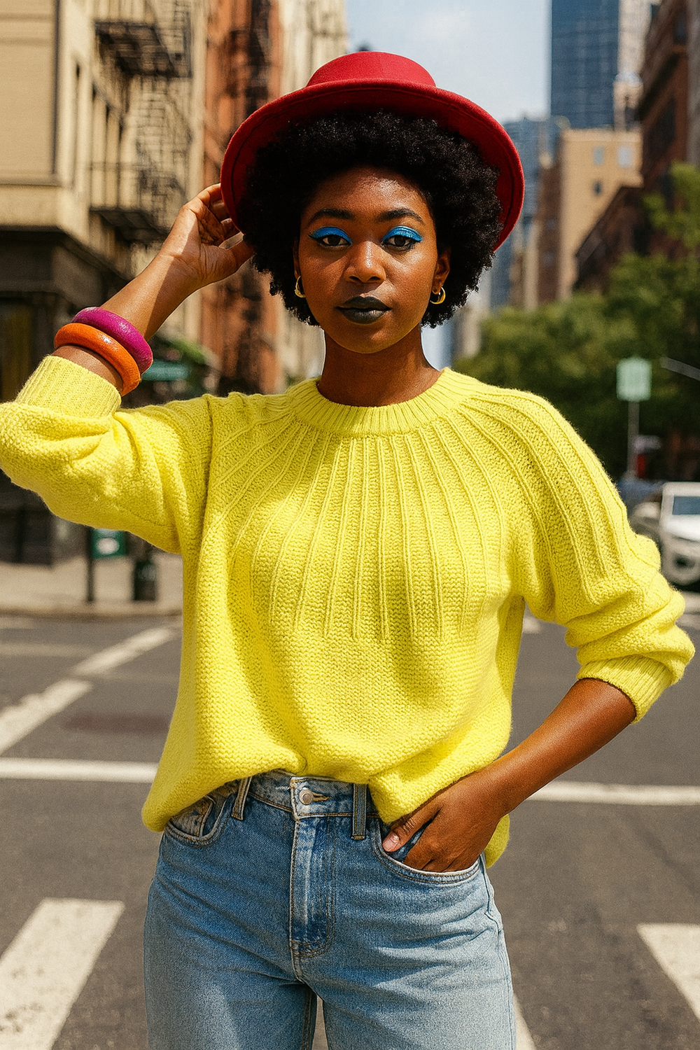 The Lemon Yellow Sweater — Runway Boutique LA