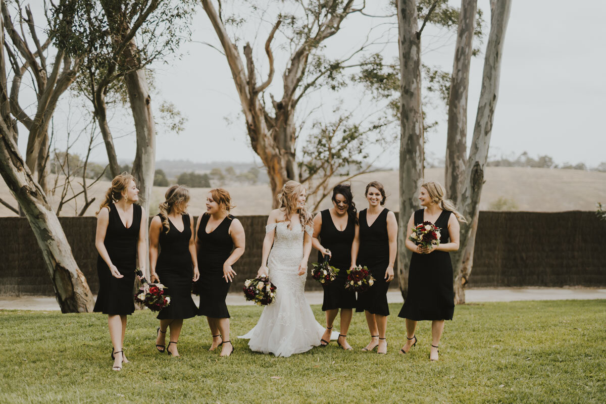 Marnong Estate wedding bridesmaid photo