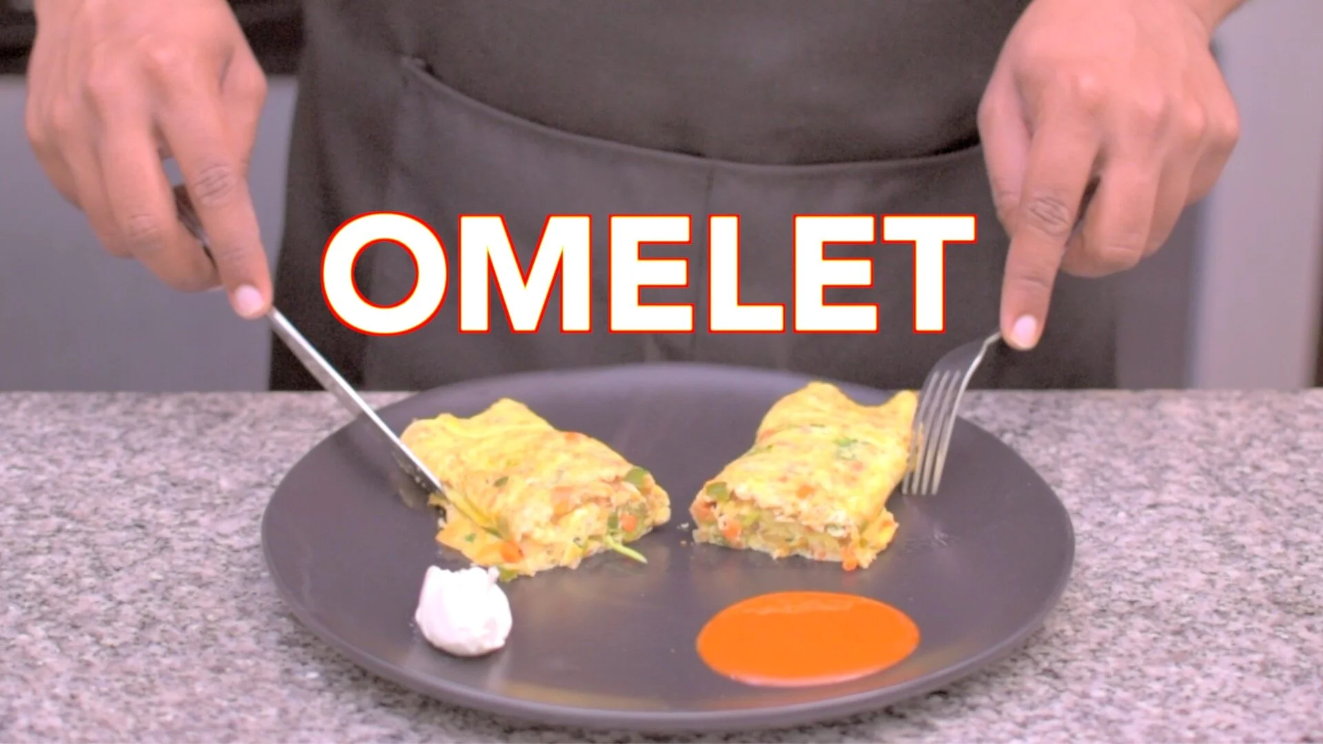 Omelet from The Hundred Foot Journey | Indian Masala Omelet