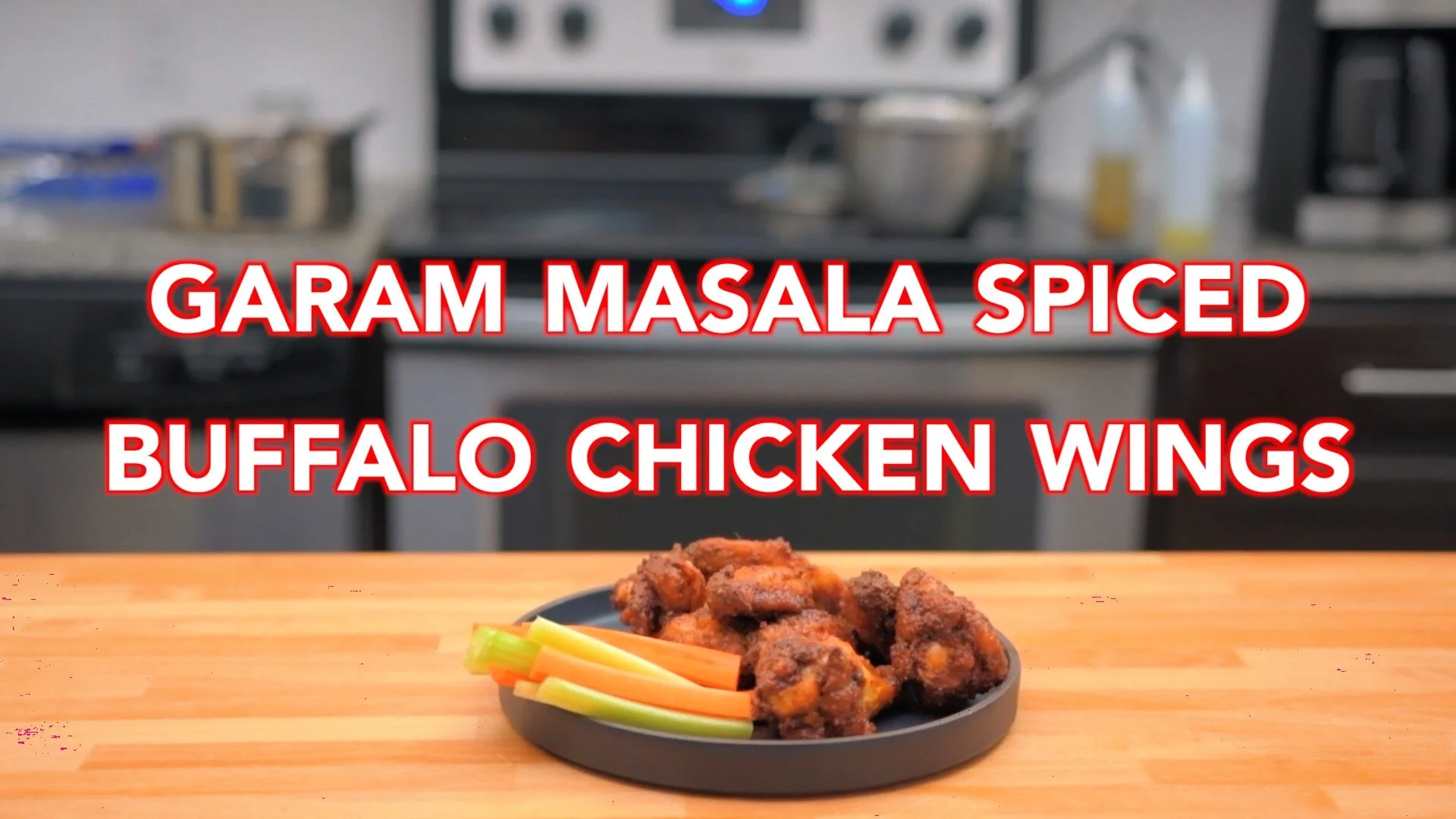 Garam Masala Spiced Buffalo Chicken Wings