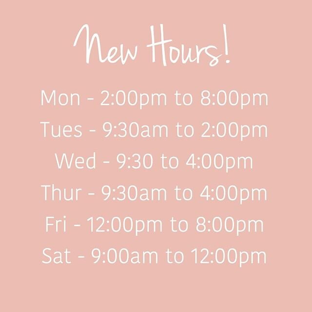 Hello to all of my beautiful clients! 
As of next week The Upkeep Co will be running new hours. 
This allows for those all important late nights and now for the first time, &lsquo;after work&rsquo; time slots that are frequently requested! 
Thank you