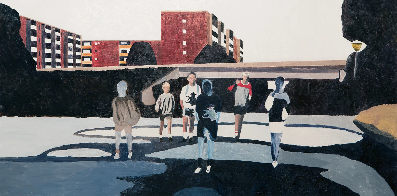 2018 / Sleepwalking 50x100 cm / Oil on Mdf