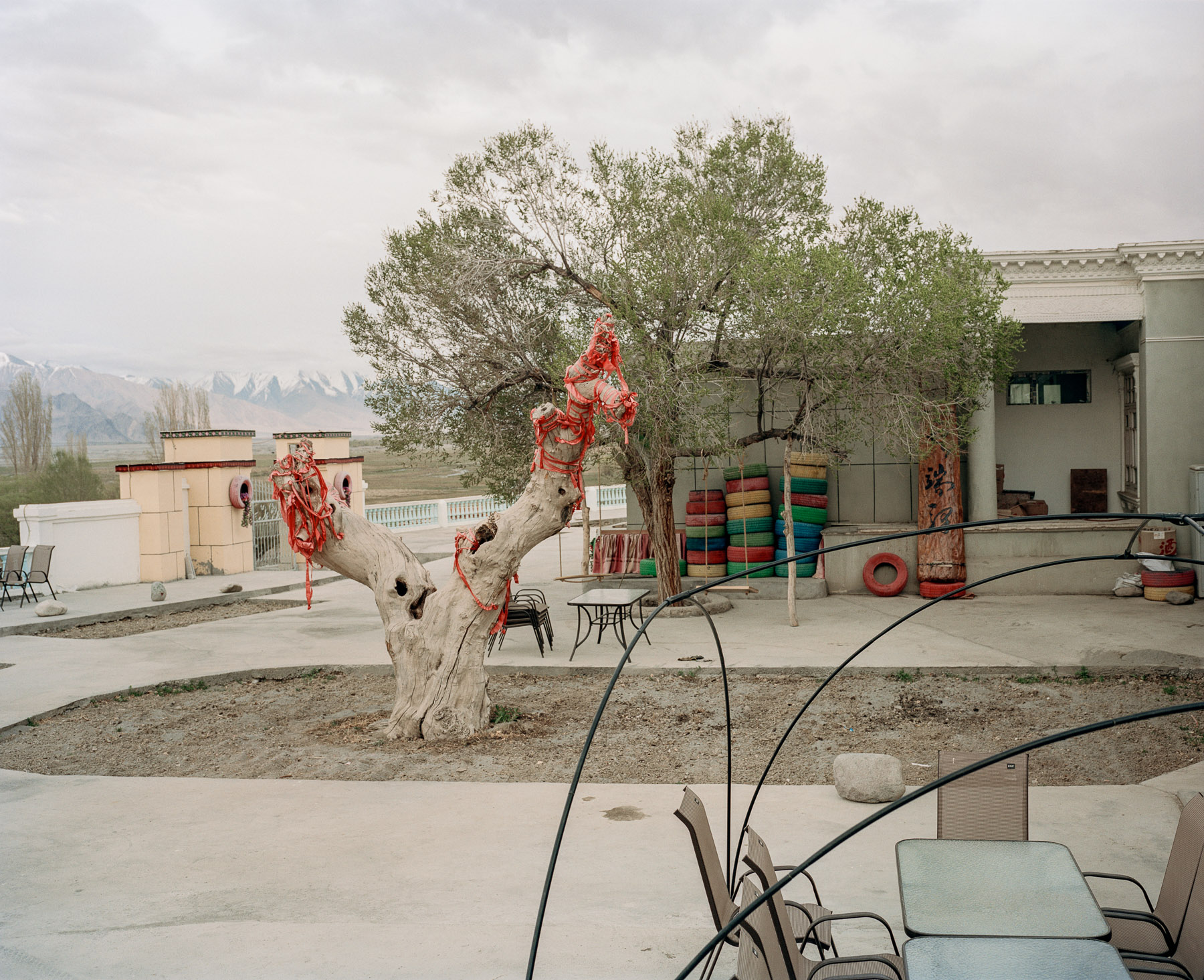  May 2016. Xinjiang province, China. Tashkurgan near the Wetlands in Tashkurgan Tajik Autonomous County in Xinjiang at the border with Tajikistan. 