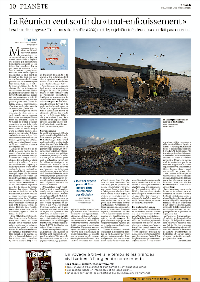 Publication in Le Monde&nbsp;| Romain Philippon