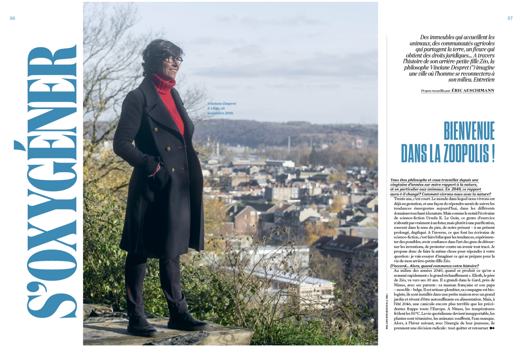 Shooting portraits for L’Obs | Melanie Wenger