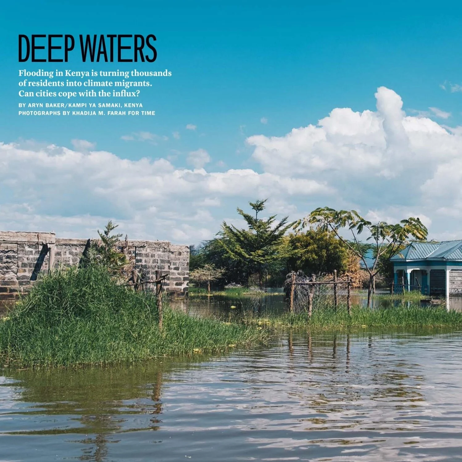 Kenya's Rising Lake in Time Magazine | Khadija M Farah