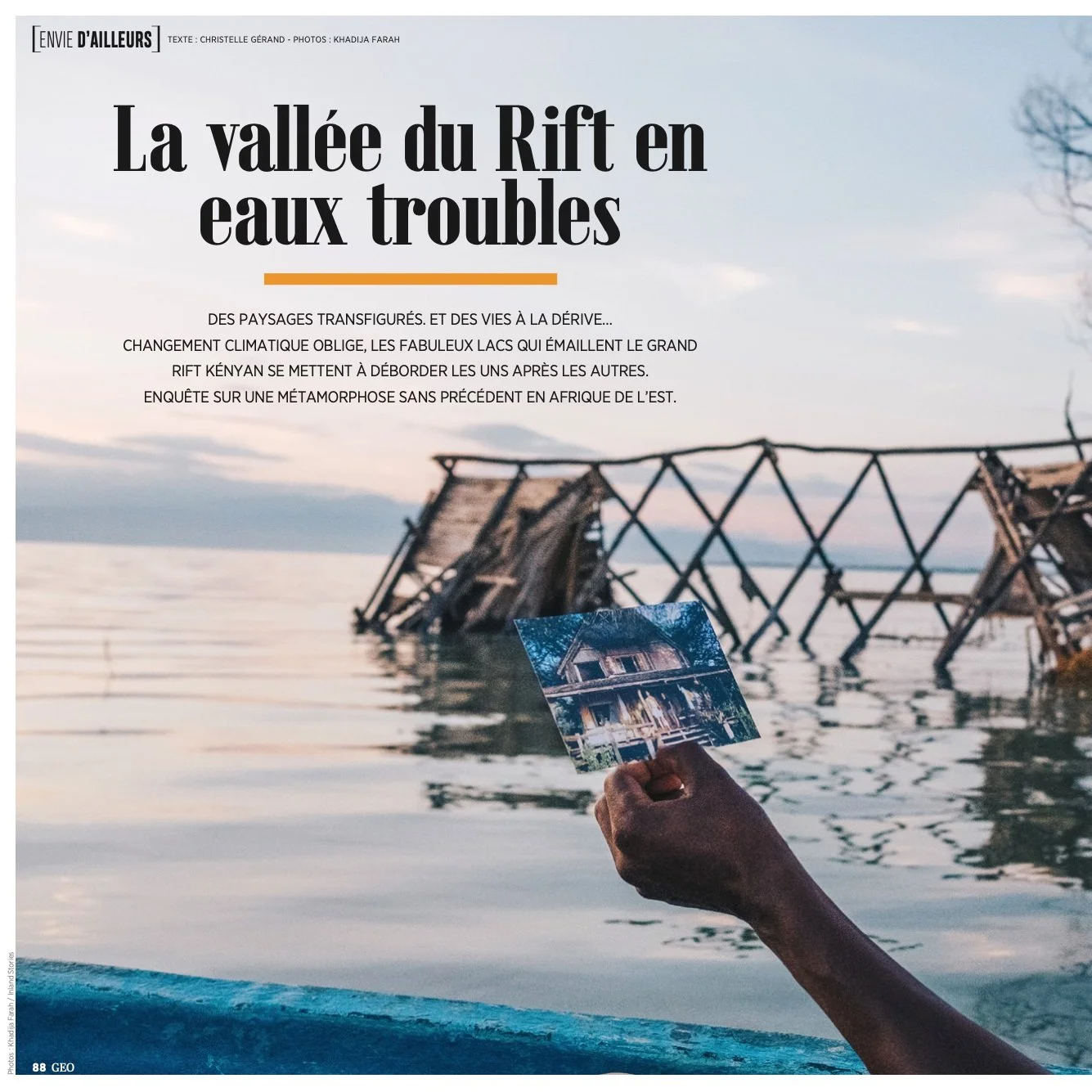 Publication in GEO France | Khadija M. Farah