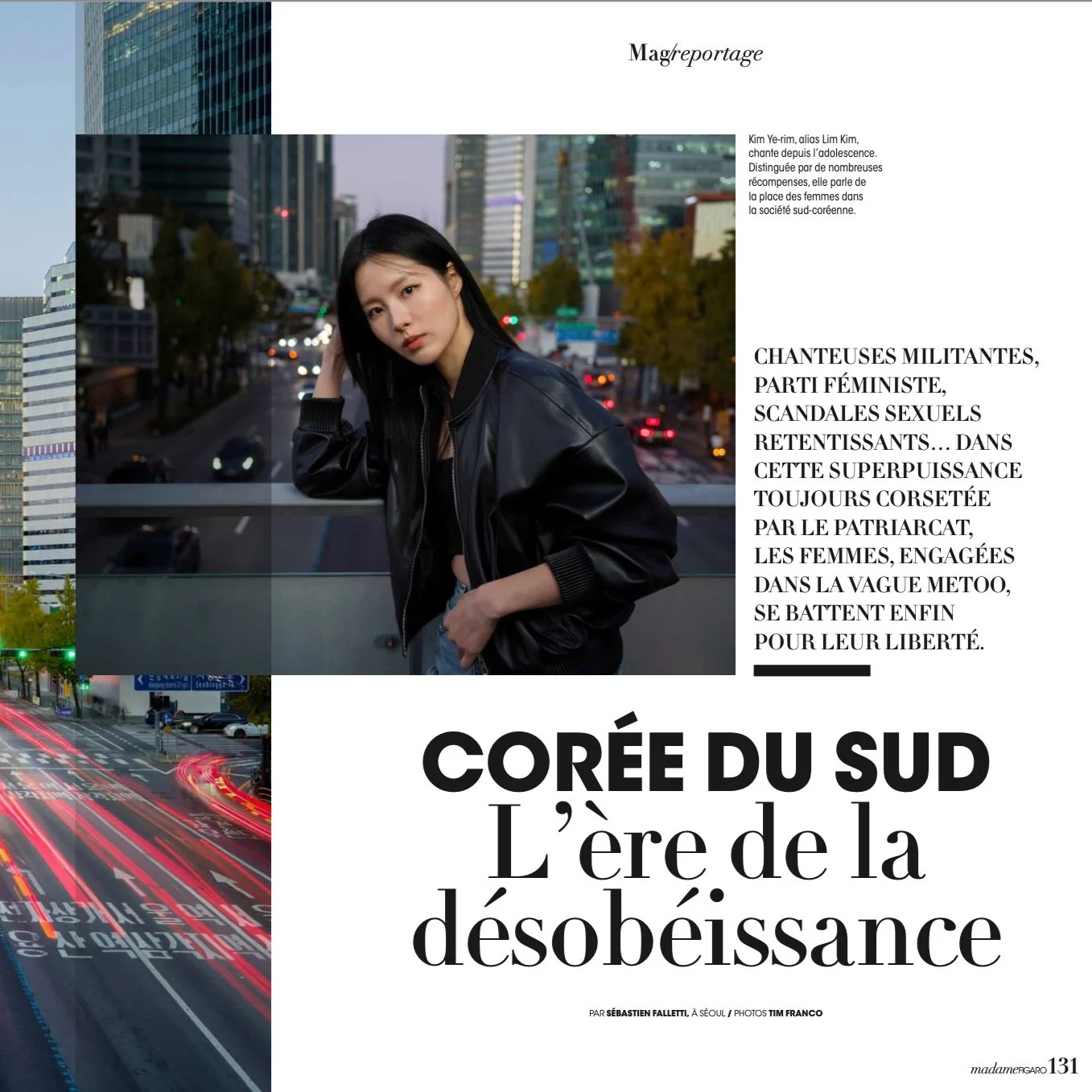 On Gender Equality for Le Figaro Magazine | Tim Franco