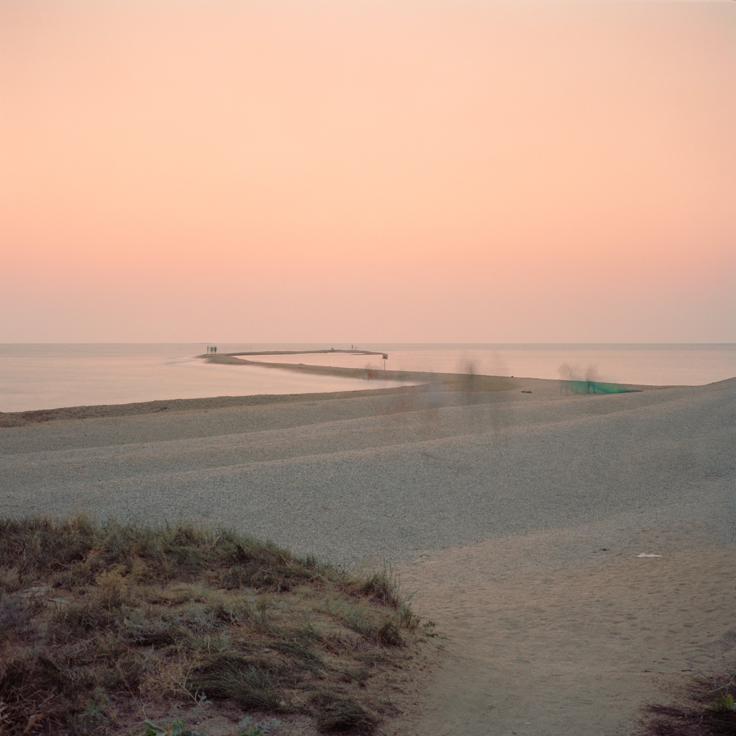  July 2019. Dolzhanskaya spit, Krasnodar Krai, Russia. On the Sea of Azov 