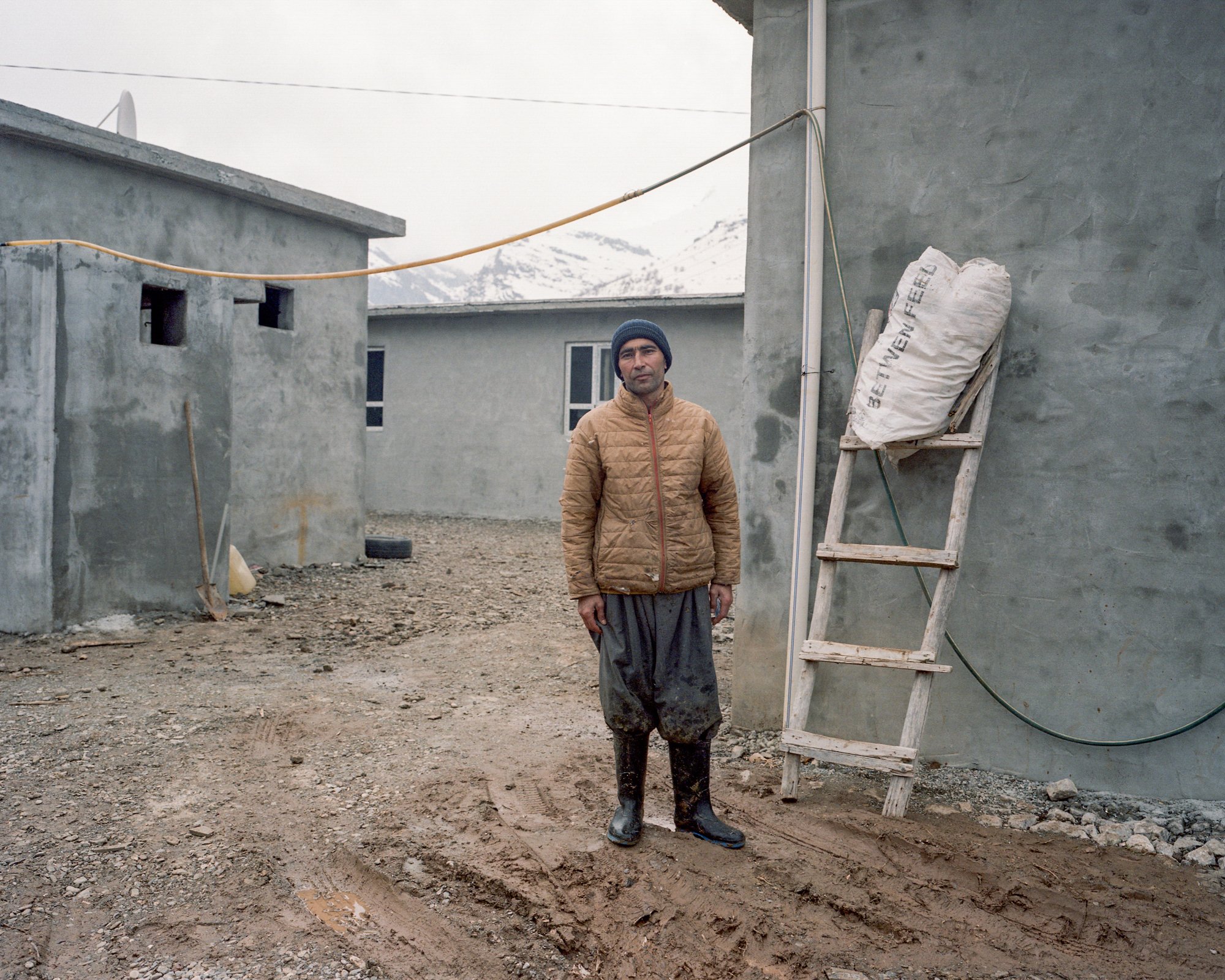  Sherwan. Sherwan is an Iranian Kurd working several months a year in the Iraqi Kurdish region as a turkey breeder, his son has a braintumor, but he is not able to find work in Iran.Choman, Iraq. 