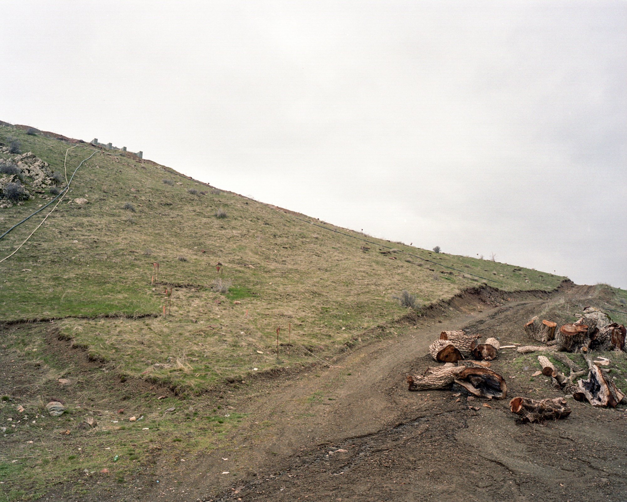  Minefield from Iran/Iraq war at Iranian border. Choman, Iraq. 