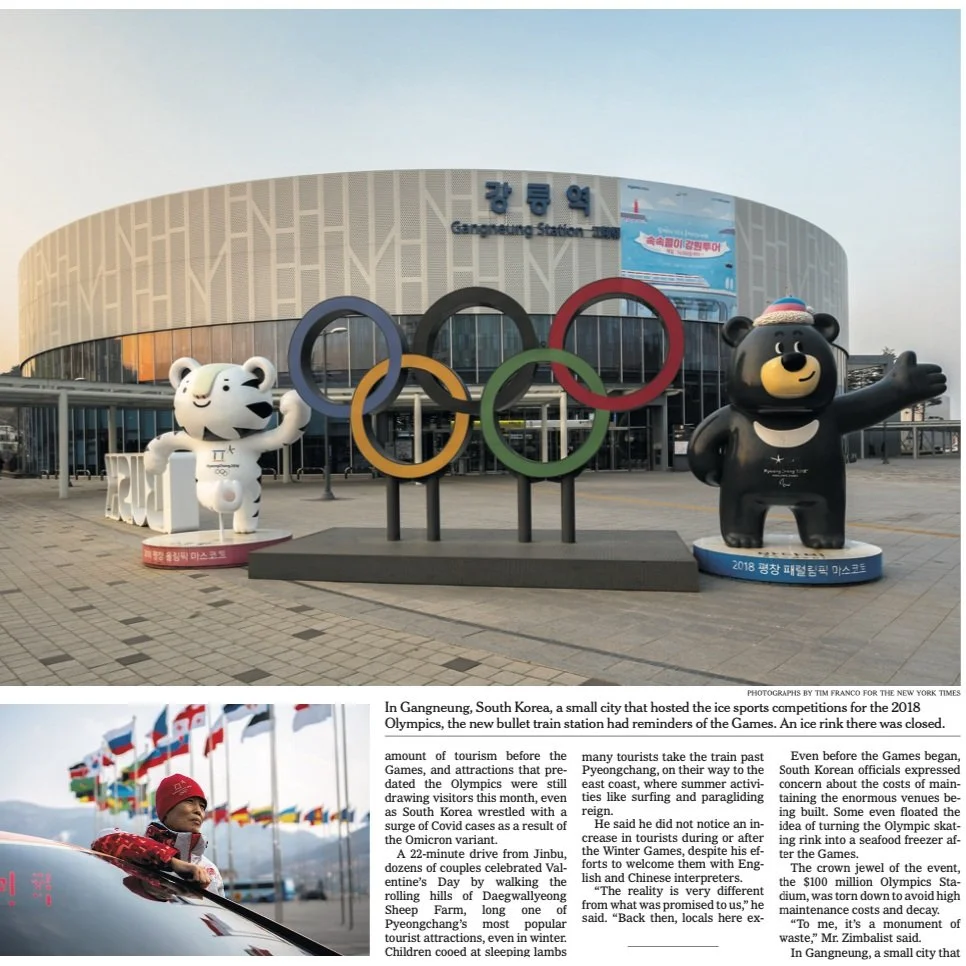 Pyeongchang Olympics for the New-York Times | Tim Franco
