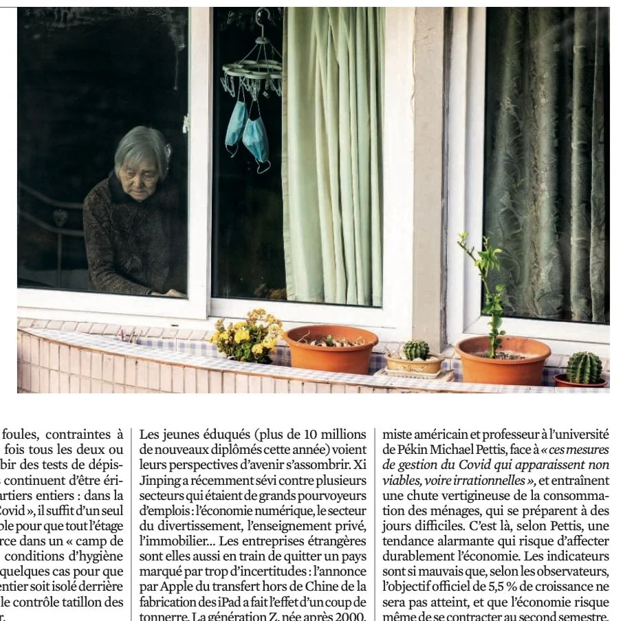 Shanghai lockdown in L'Obs | Matjaz Tančič