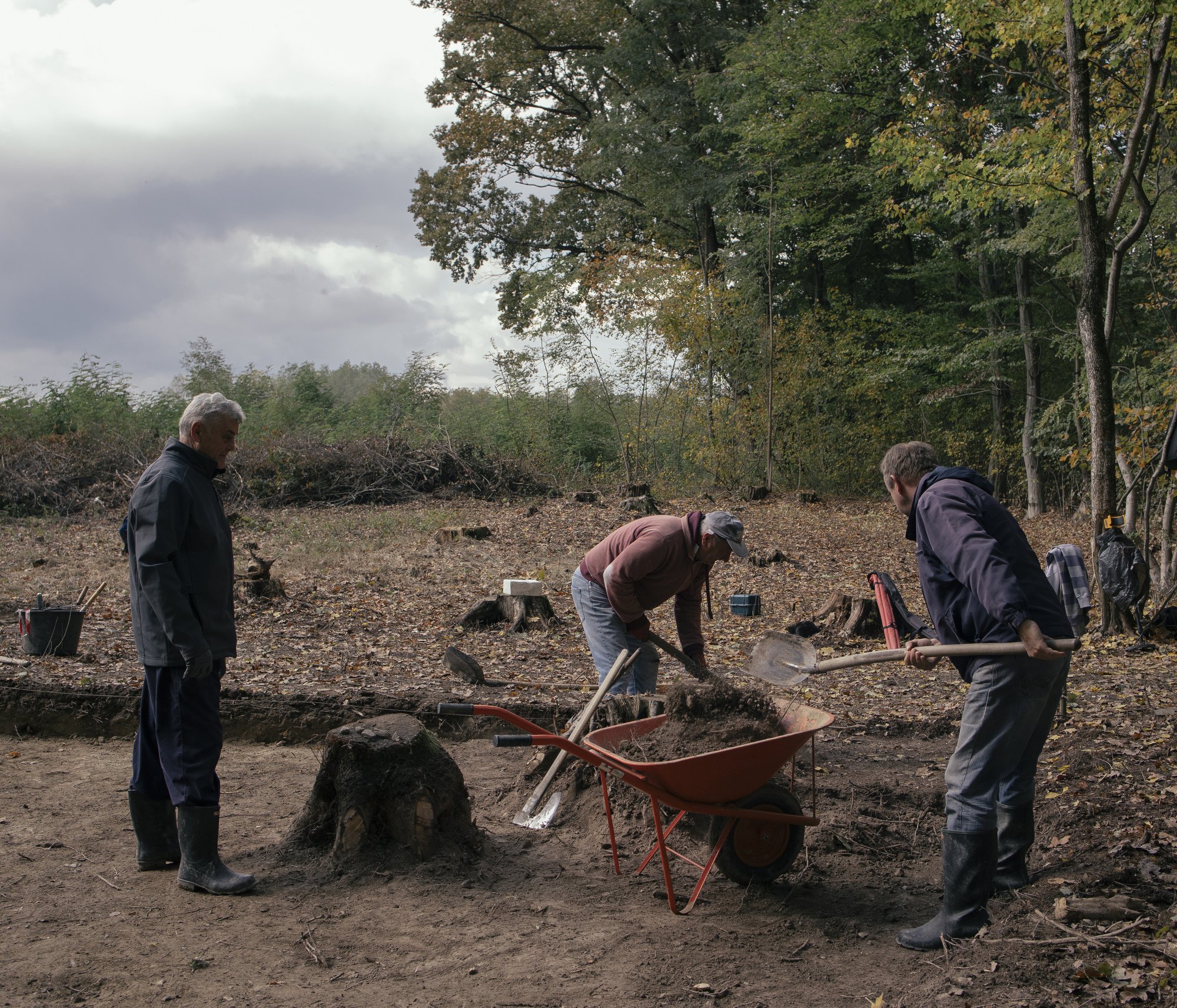  RIO TINTO. Workers working on the excavation of the archeological site in the village Gornje Nedeljice, October 14, 2021. Rio Tinto Group is developing the Jadar project near Loznica within which it intends to open an underground mine to exploit jad