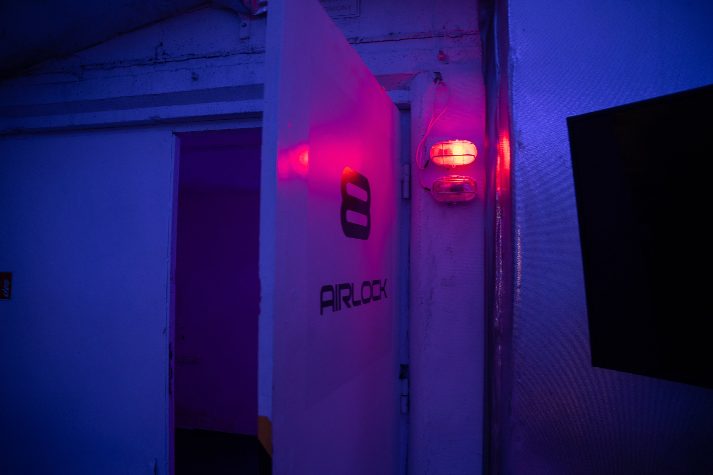 Through this hatch at the Polish Mars analogue simulation base, astronauts leave a Mars base and enter the vacuum of Space to perform extravehicular activities.  