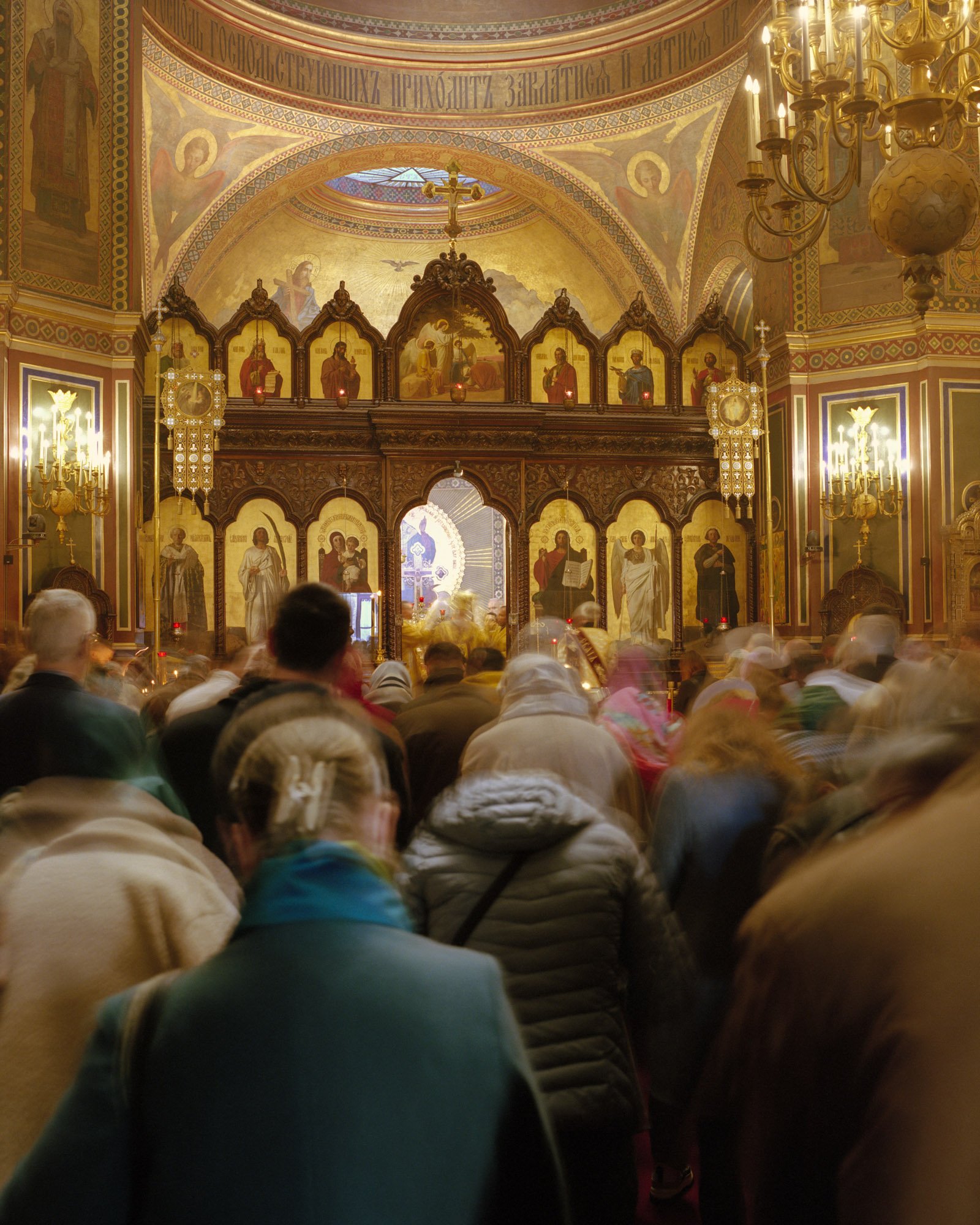  13 novembre 2022. Paris, France. Office religieux à La cathédrale Saint-Alexandre-Nevsky et célébrations en l’honneur des 80 ans du métropolite Jean de Doubna, archevêque de l’archevêché des églises orthodoxes de tradition russe en Europe Occidental