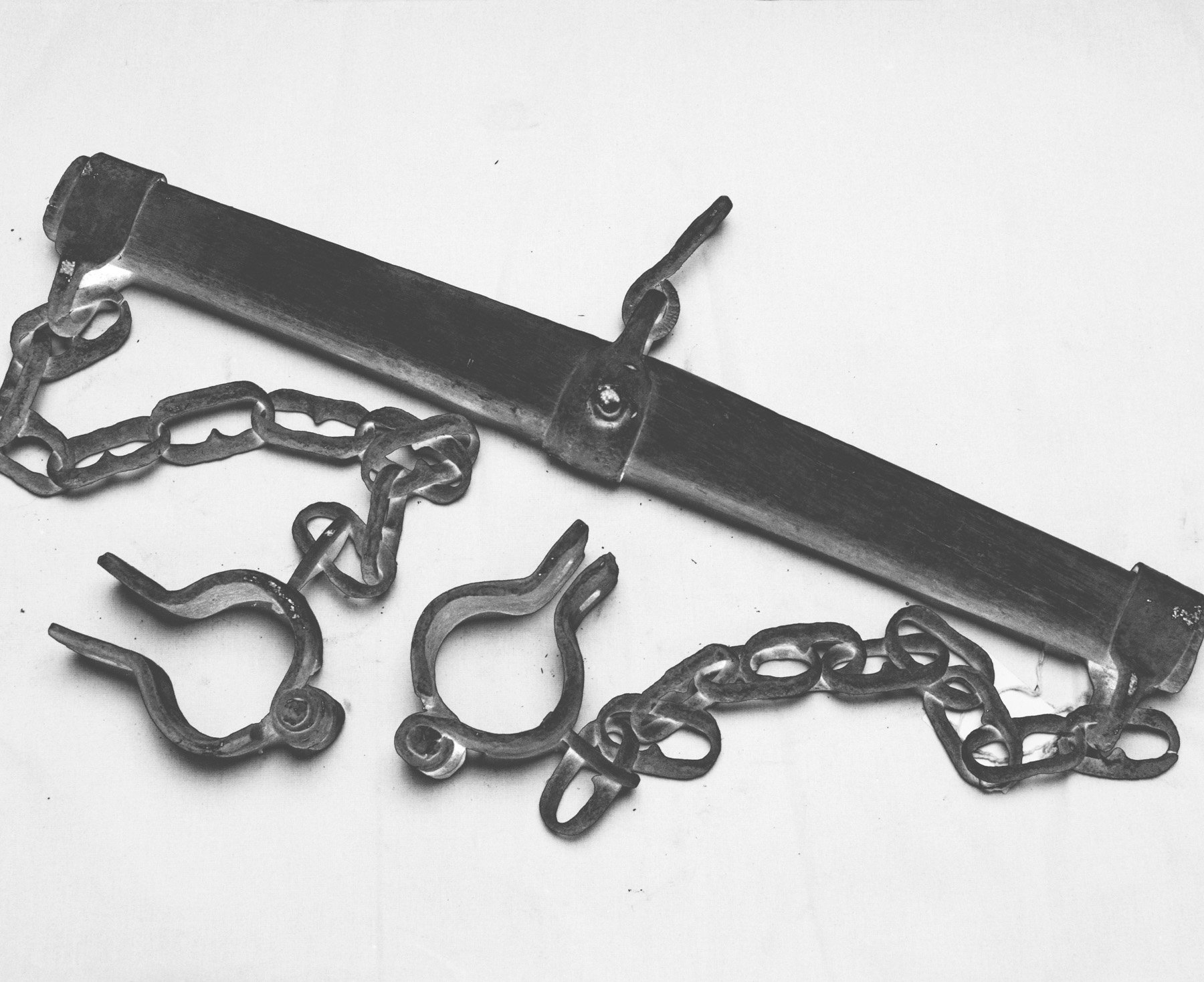  Belo Vale, Brazil, 2018.  An object used to torture slaves is seen in the Slavery Museum of Belo Vale. The Slavery Museum is one of the few institution in Brazil that shows the slavery past of the Country. 
