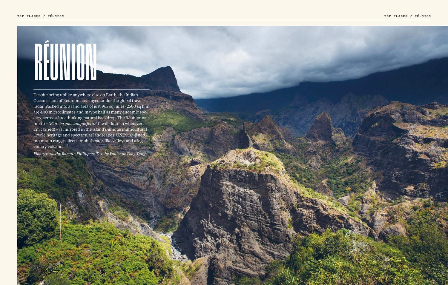 Portfolio on Réunion Island in Lonely Planet’s Best in Travel 2026 |  Romain Philippon