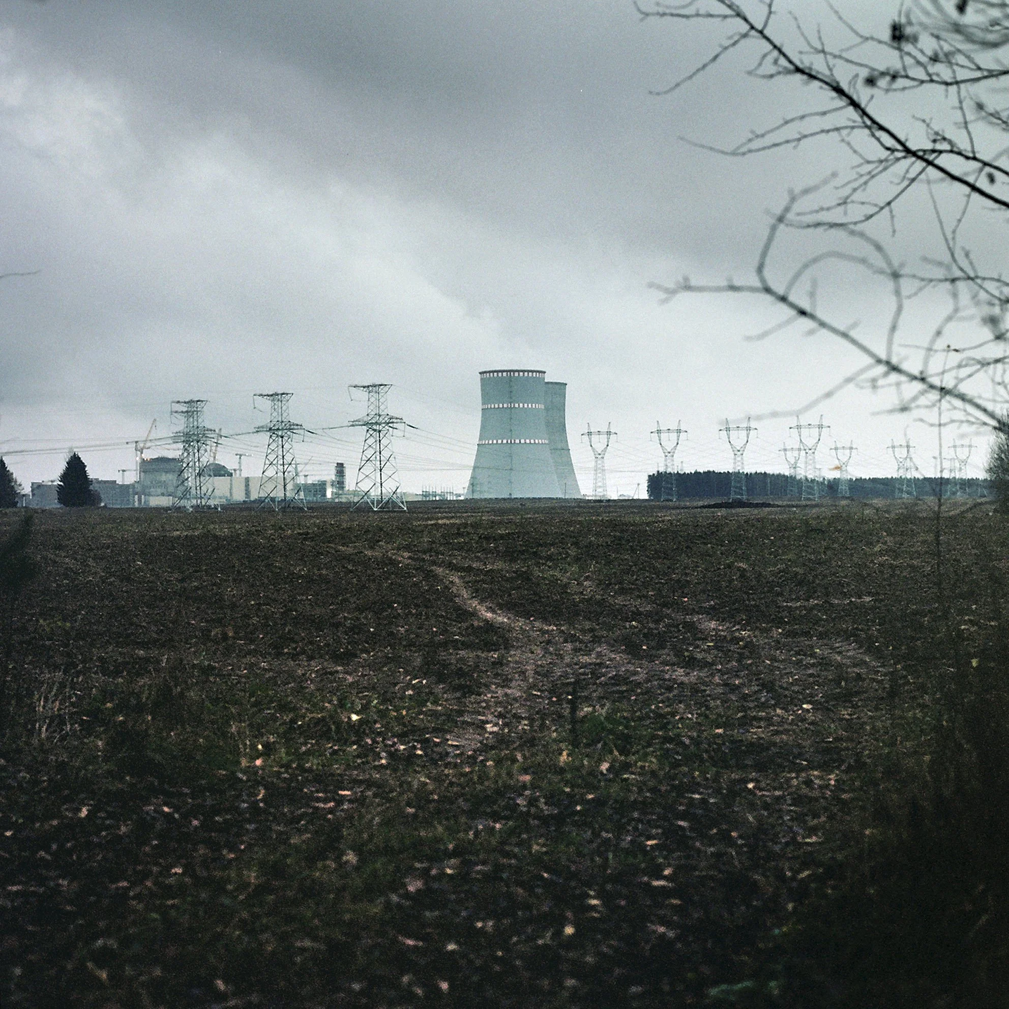  New Astravets nuclear power plant, built by Russia, near the Lithuanian border. (2020) 
