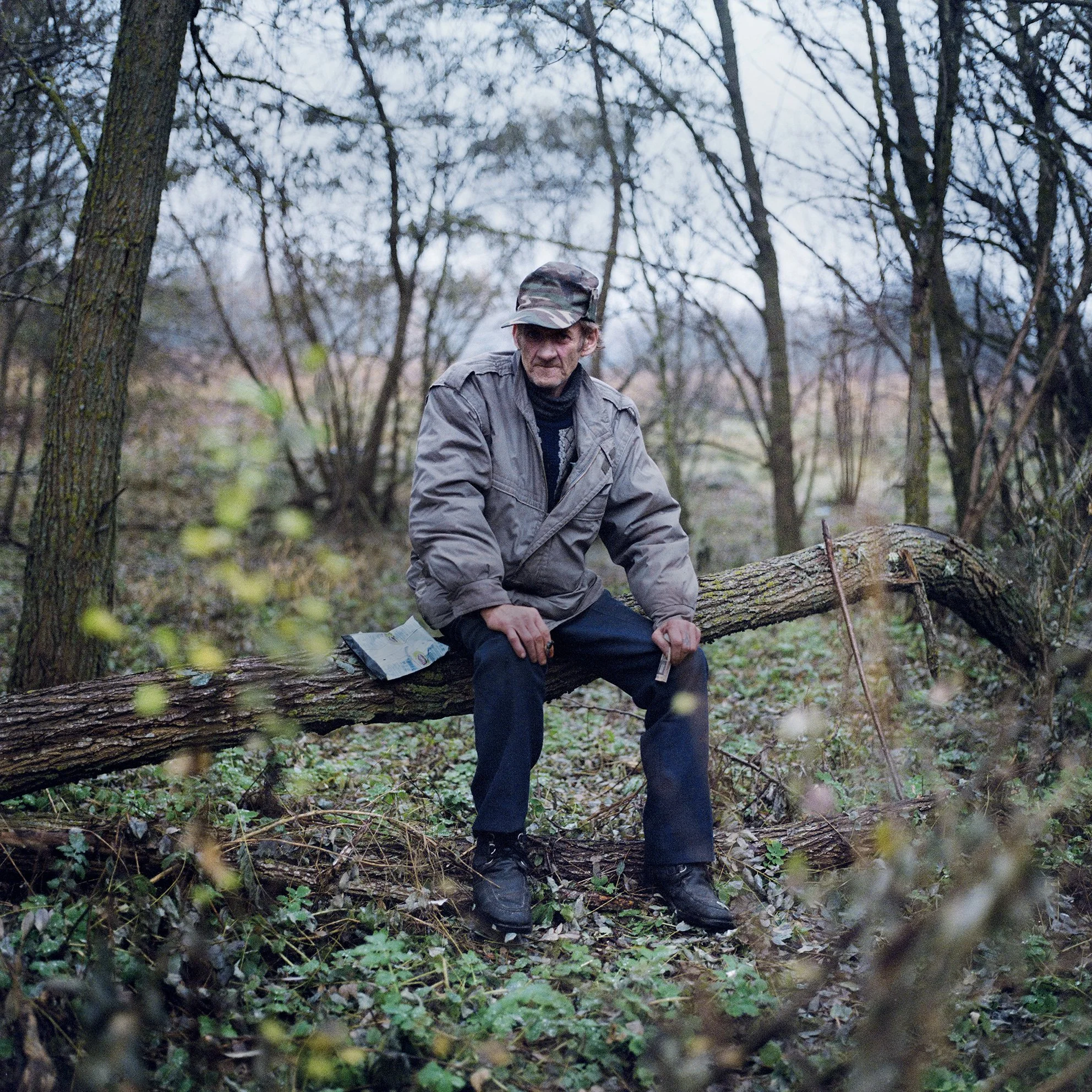  "My wife died here, so I stay", Piotr, contaminated village of Bartalomieievka inside the Belarusian Chernobyl Exclusion Zone. (1986) 