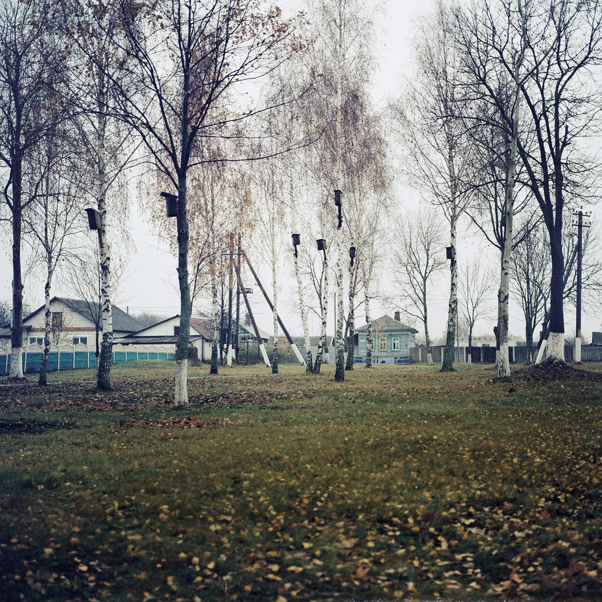  Village of Kamarin, edge of the Belarusian Chernobyl Exclusion Zone. (1986) 