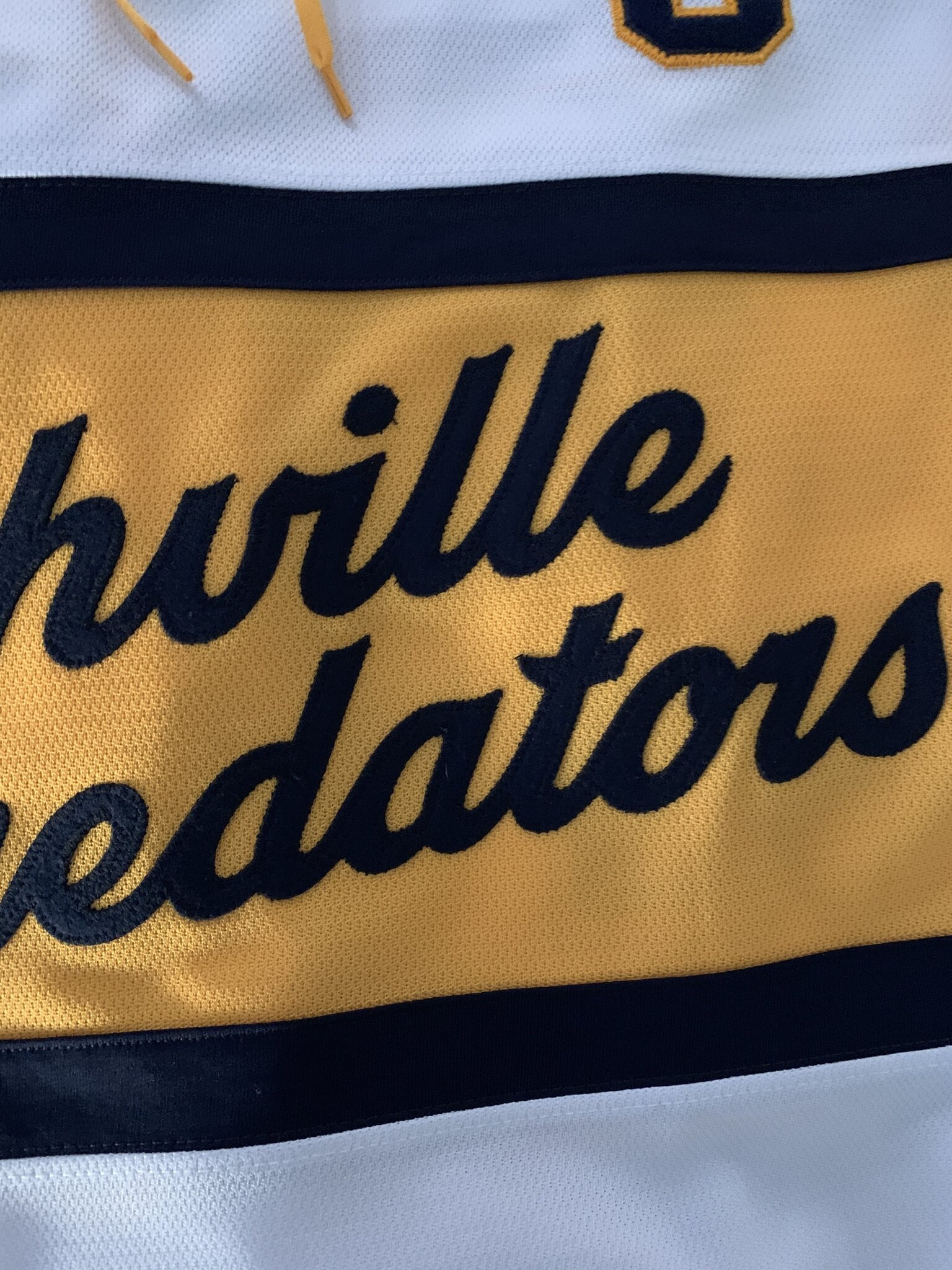 Nashville Predators Winter Classic Jerseys: Made in Canada (on-ice
