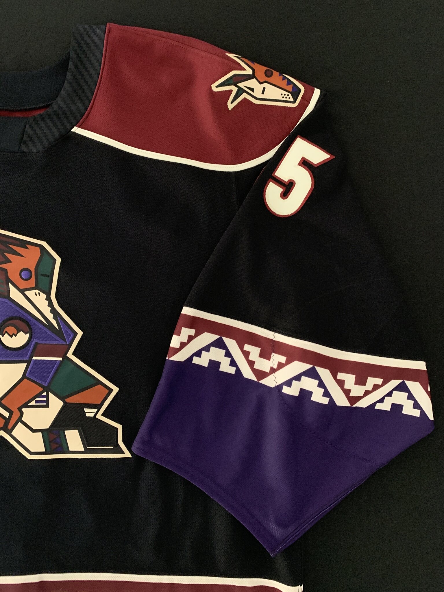 Darcy Kuemper Arizona Coyotes Autographed Kachina Alternate Adidas  Authentic Jersey with 25th Anniversary Season Jersey Patch
