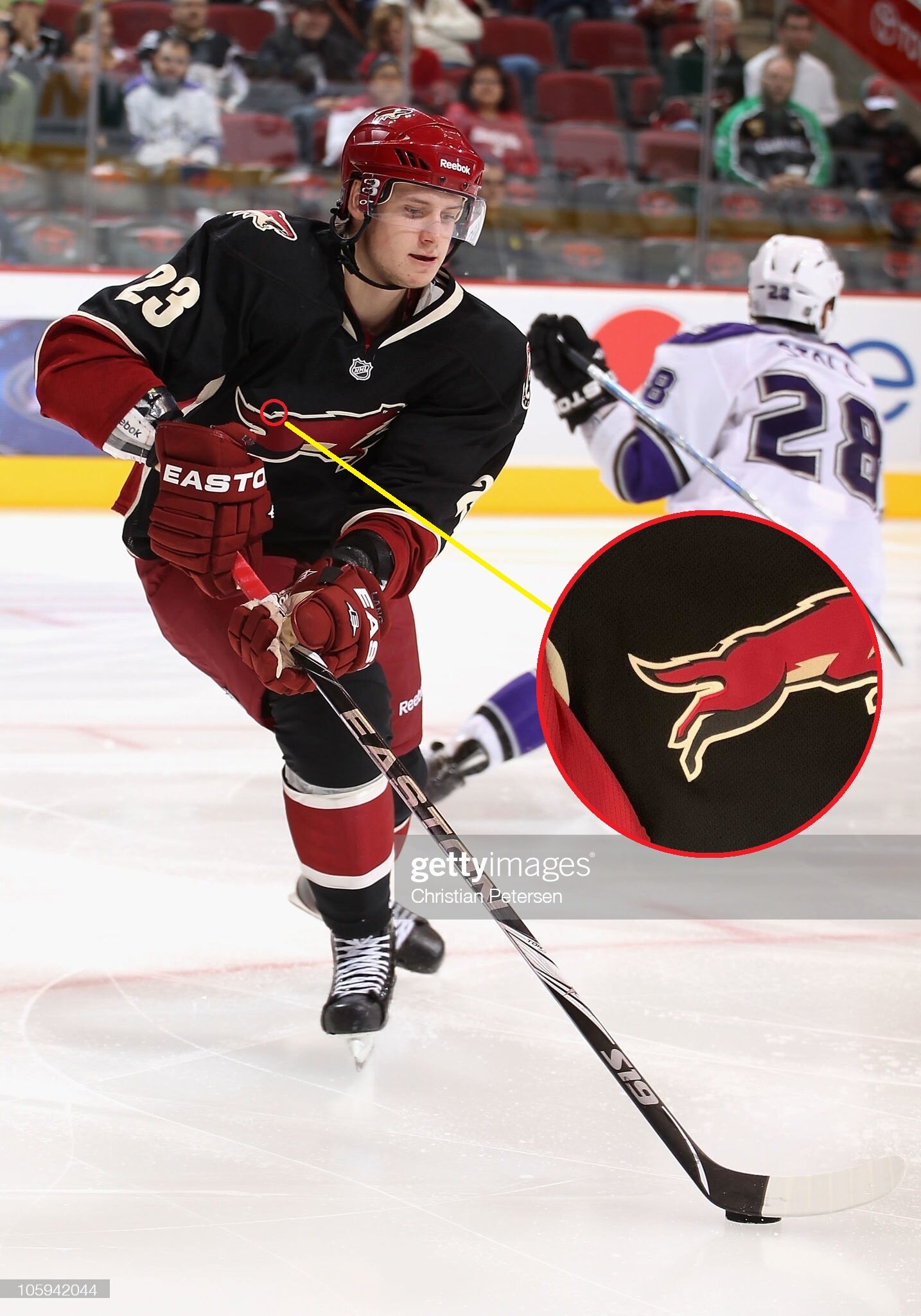 Oliver Ekman-Larsson 2010-2011 Phoenix Coyotes Alternate Set Game Worn  Jersey — Desert Hockey Threads