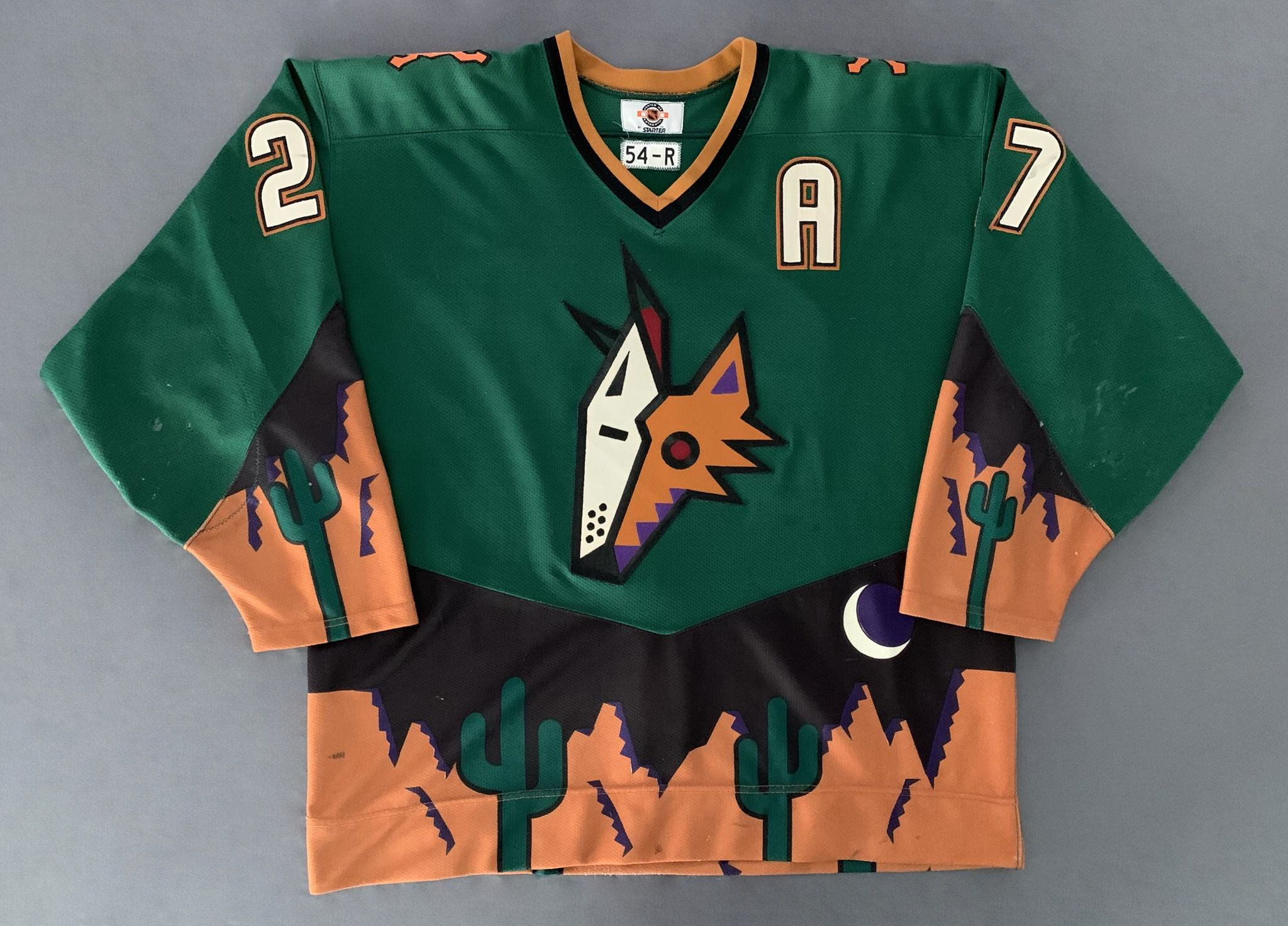 Teppo Numminen 1998-1999 Phoenix Coyotes Alternate Set Game Worn Jersey —  Desert Hockey Threads