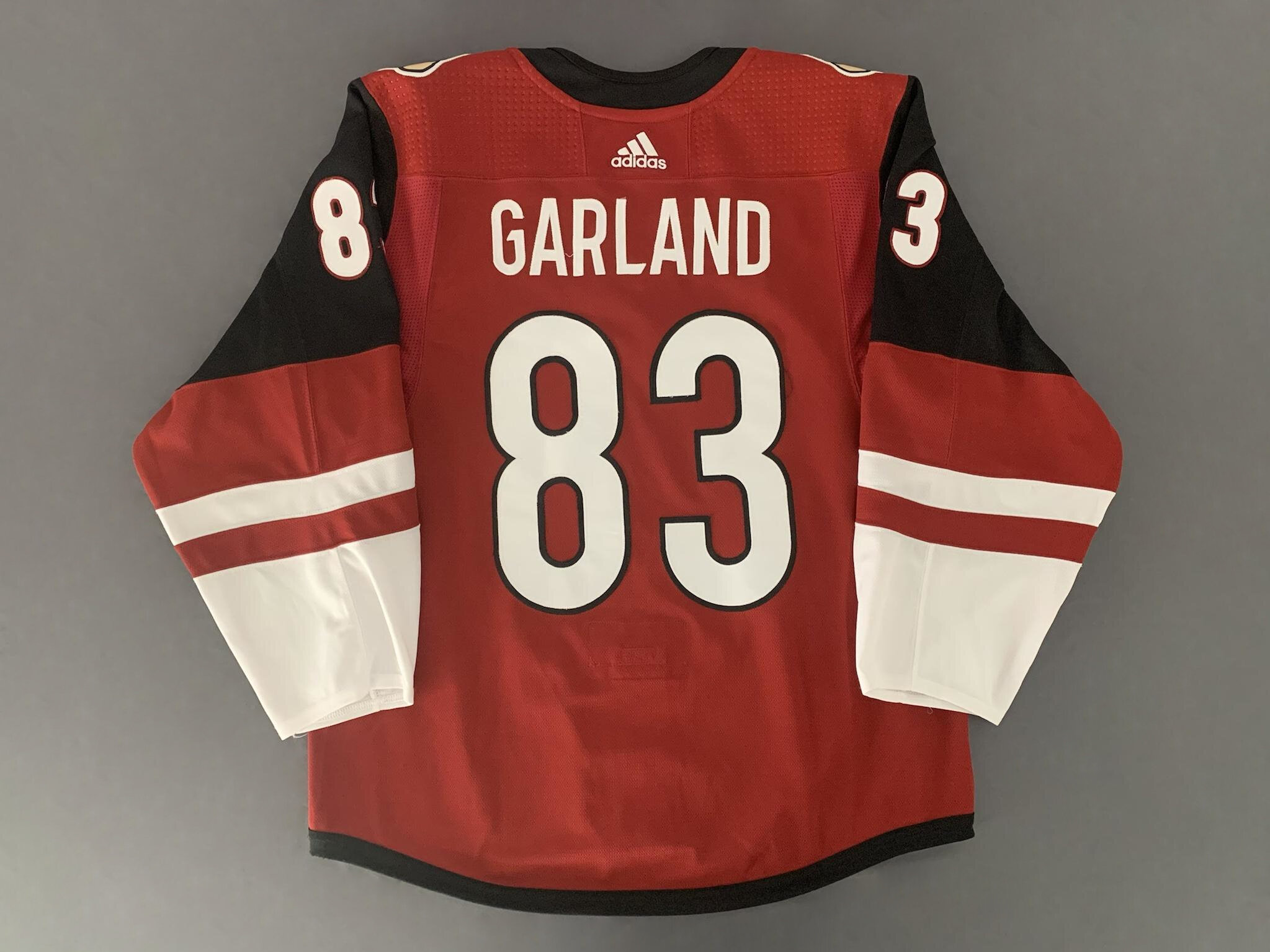 Conor Garland 2019-2020 Arizona Coyotes Red Set 2 Game Worn Jersey