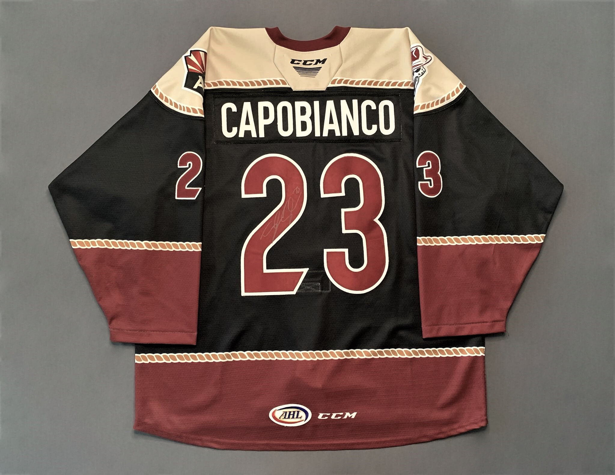 KYLE CAPOBIANCO Warm Up Worn WASAC Jersey - NHL Auctions