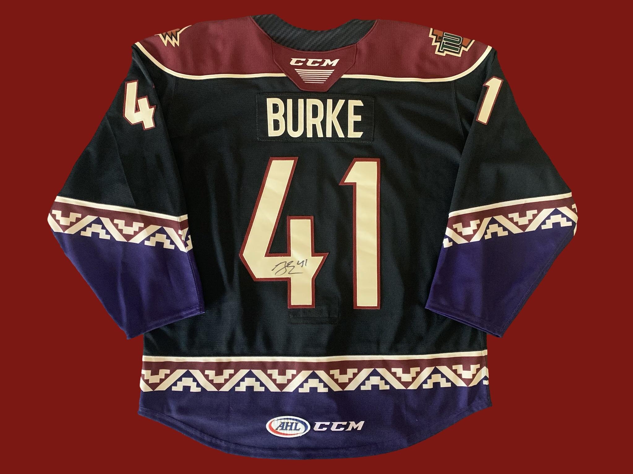 Michael Bunting 2020-2021 Tucson Roadrunners Red Set Game Worn