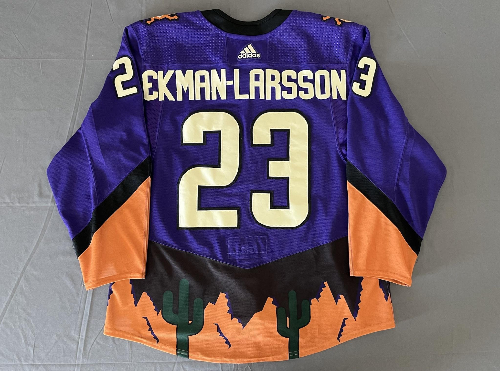 LOUI ERIKSSON Signed Vancouver Canucks Adidas Jersey