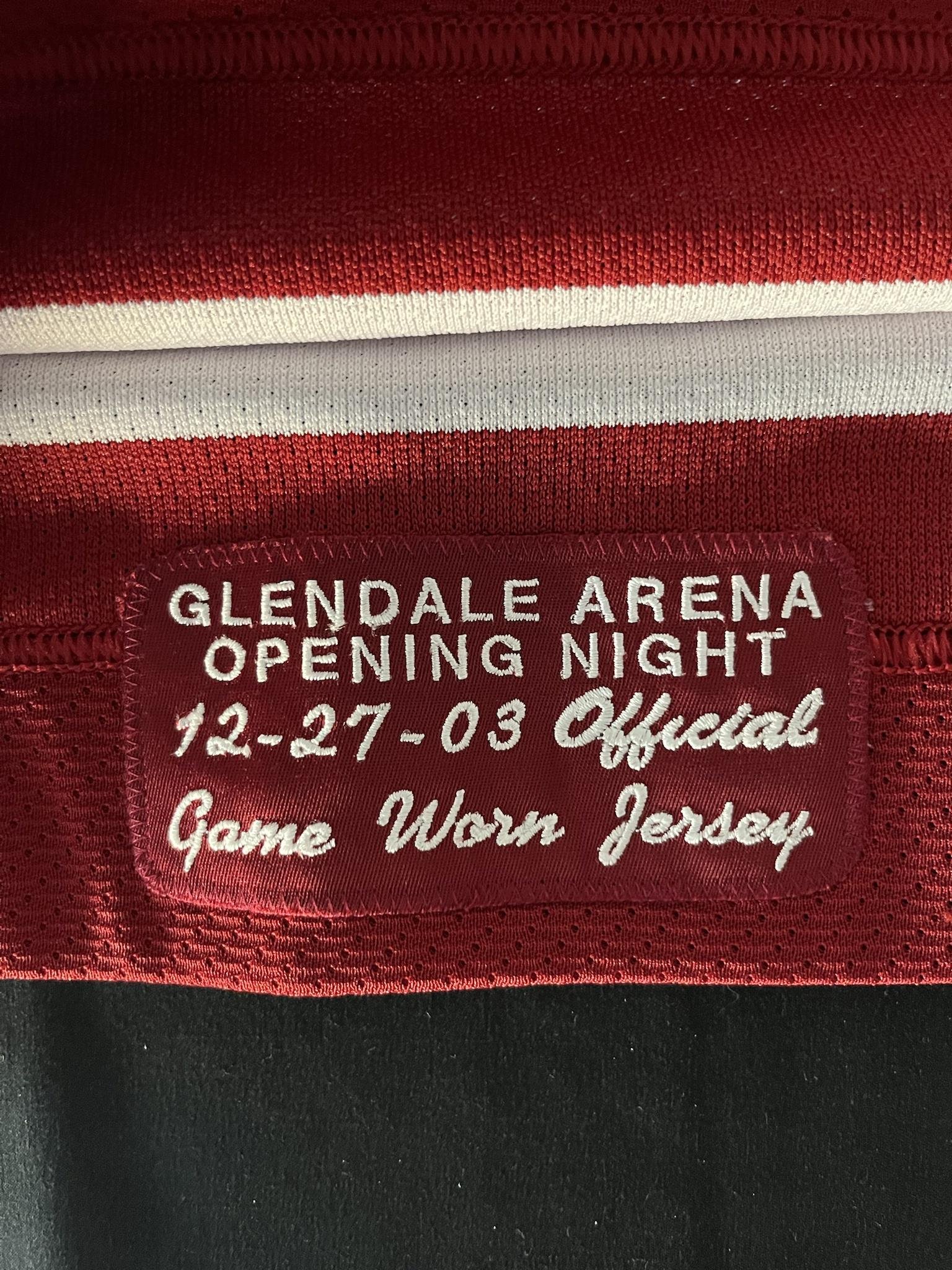 NHL Arizona Coyotes 2003-04 uniform and jersey original art – Heritage  Sports Art
