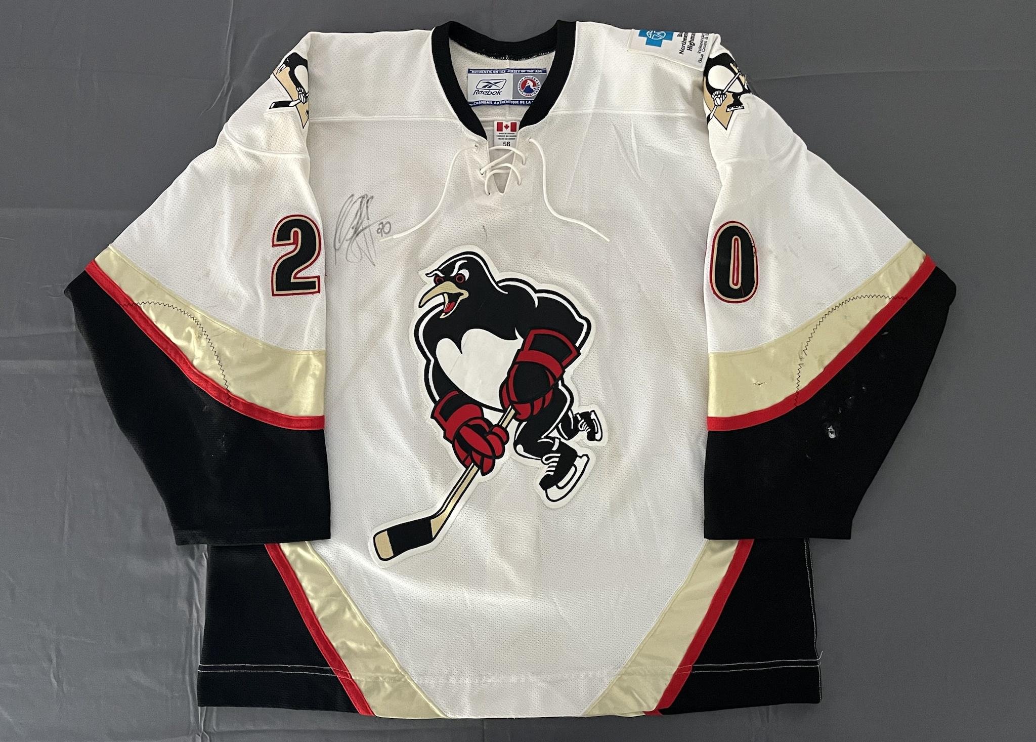 Paul Bissonnette 2005-2006 Wilkes-Barre Scranton Penguins White Set Game  Worn Jersey — Desert Hockey Threads