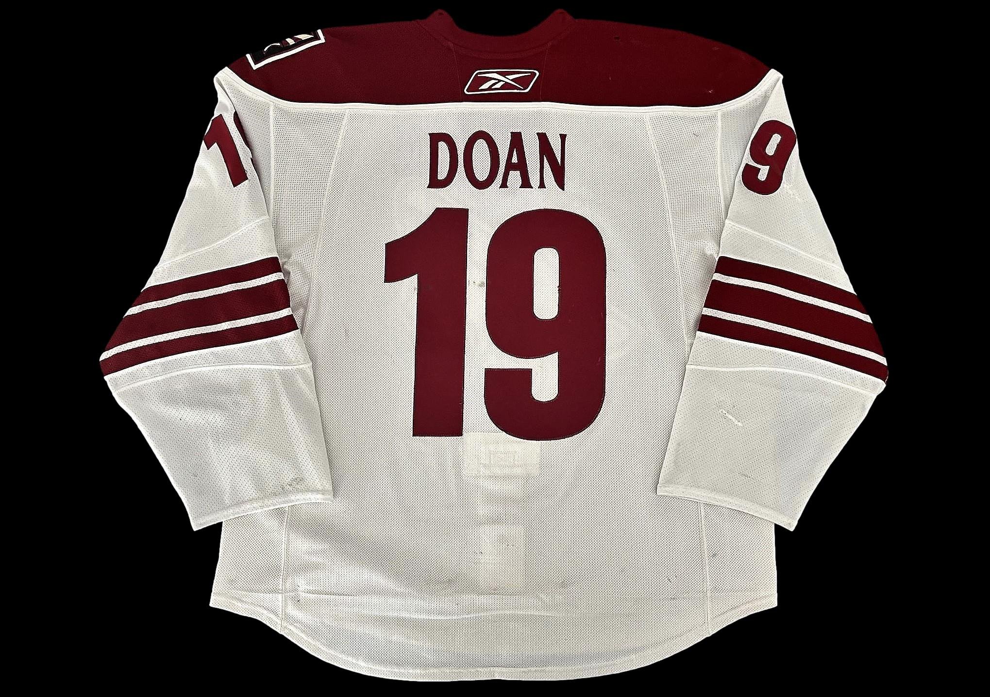 Shane Doan 1st Ever Worn Practice Jersey For The Phoenix Coyotes
