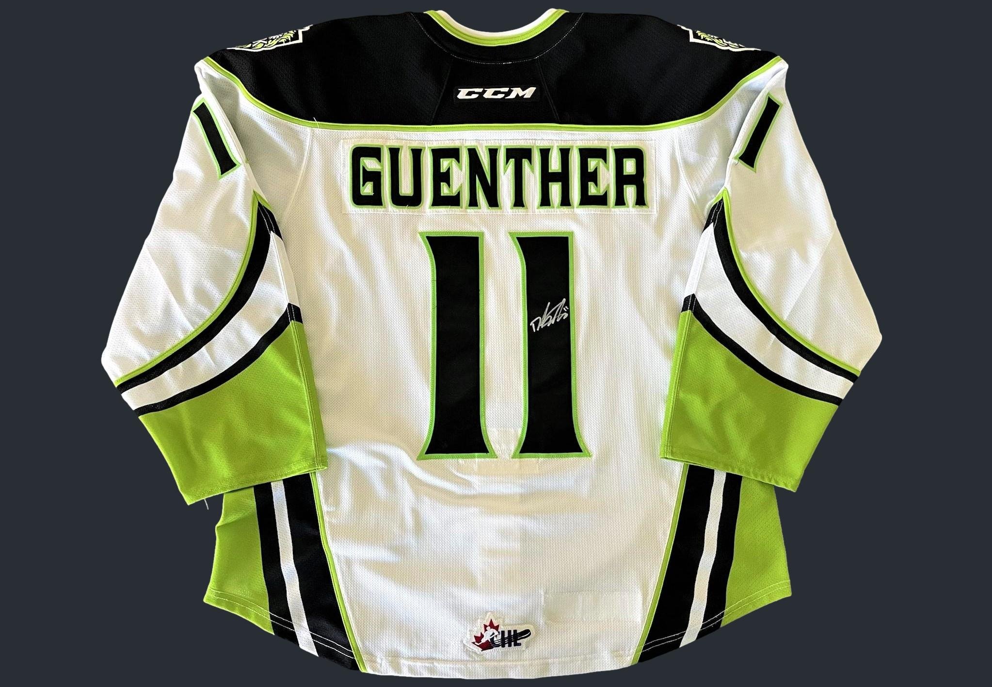 Dylan Guenther 2019-2020 Edmonton Oil Kings Alternate Set Game Worn Jersey  — Desert Hockey Threads