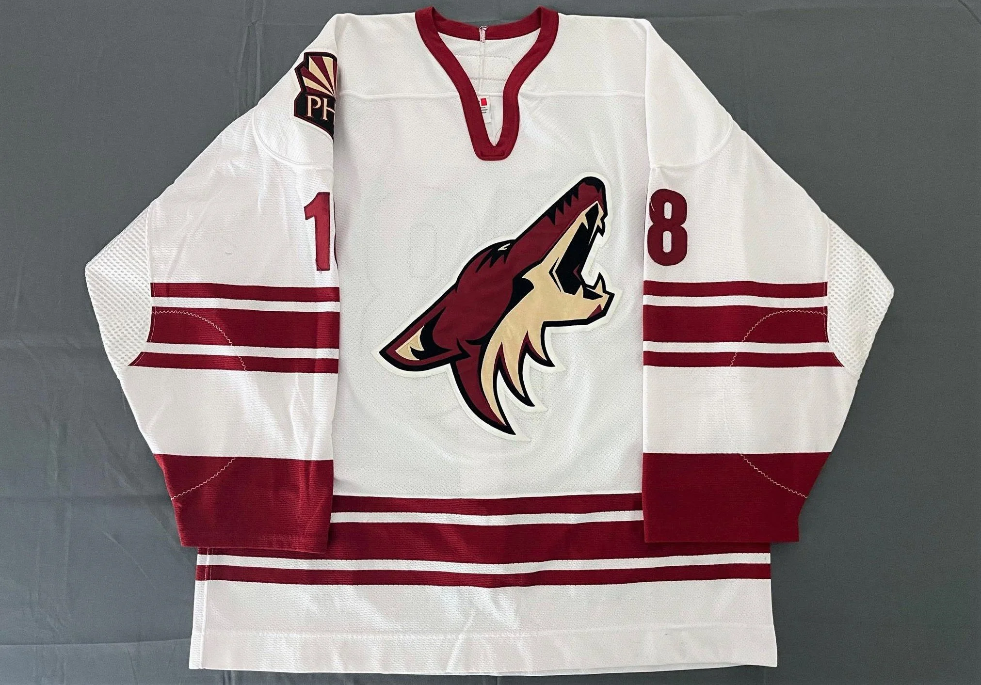 Coyotes Nhl Jersey Arizona Coyotes White Kachina Jersey Phoenix