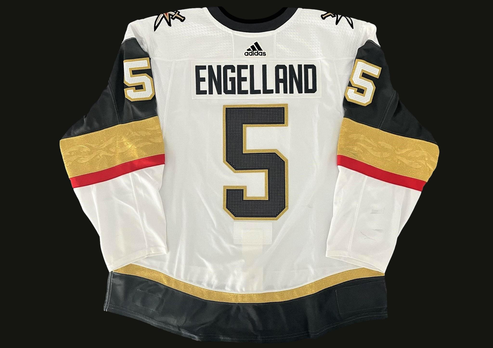 Deryk Engelland 2017-2018 Vegas Golden Knights White Set 2