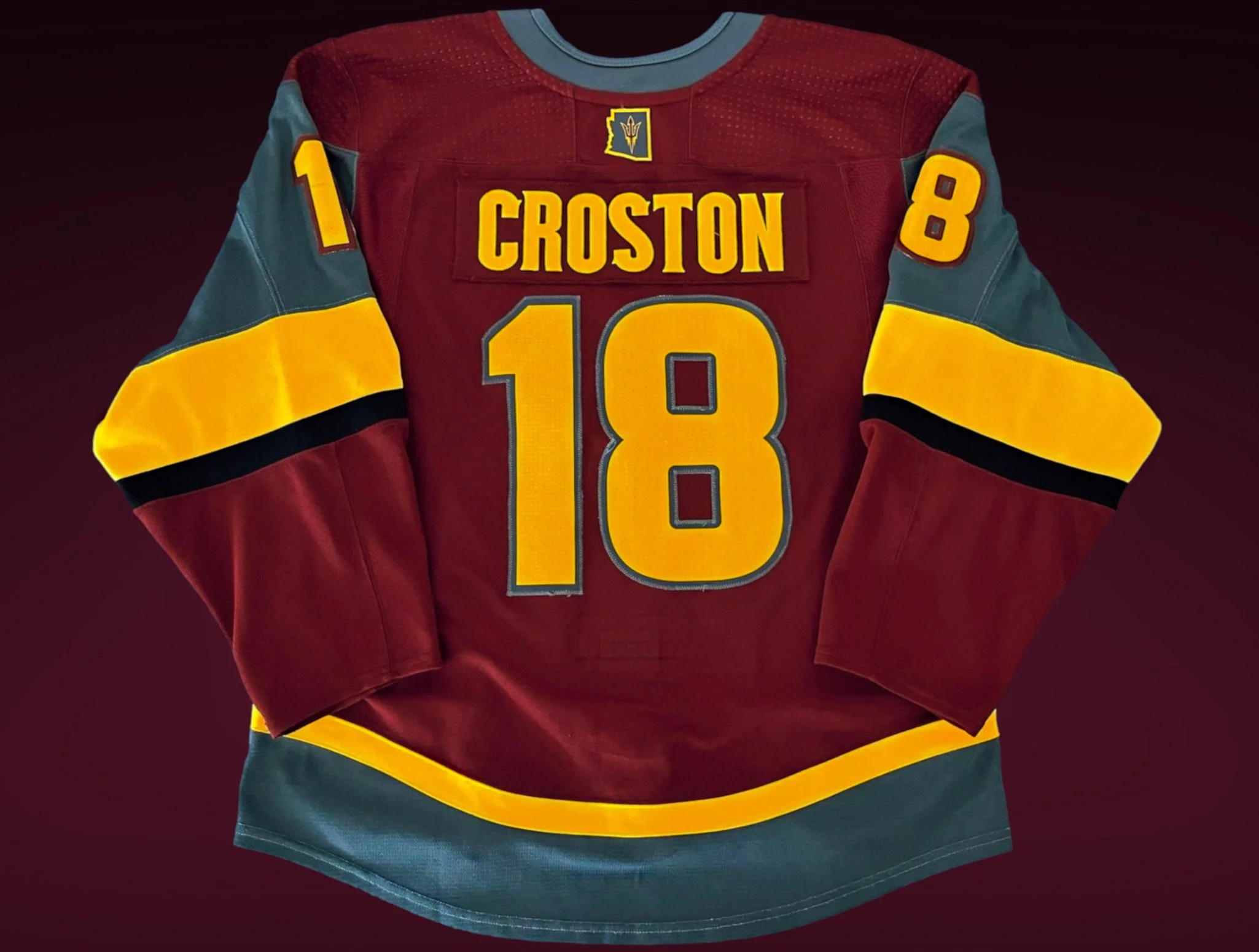 Anthony Croston 2018-2019 Arizona State Sun Devils Maroon Set